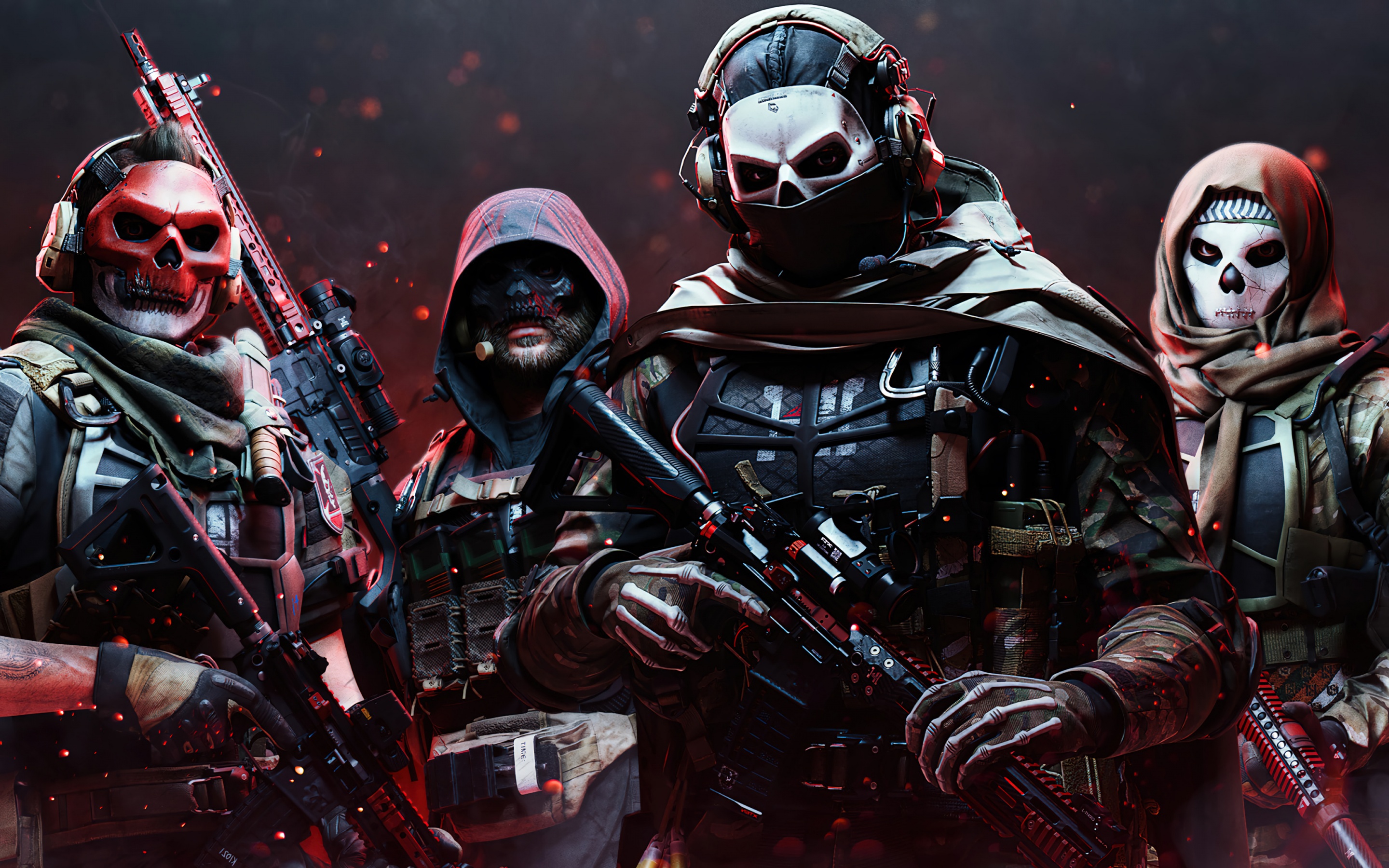 Call of Duty: Modern Warfare 2 Wallpaper 4K, War Zone, Ghost, 2022 Games, Games