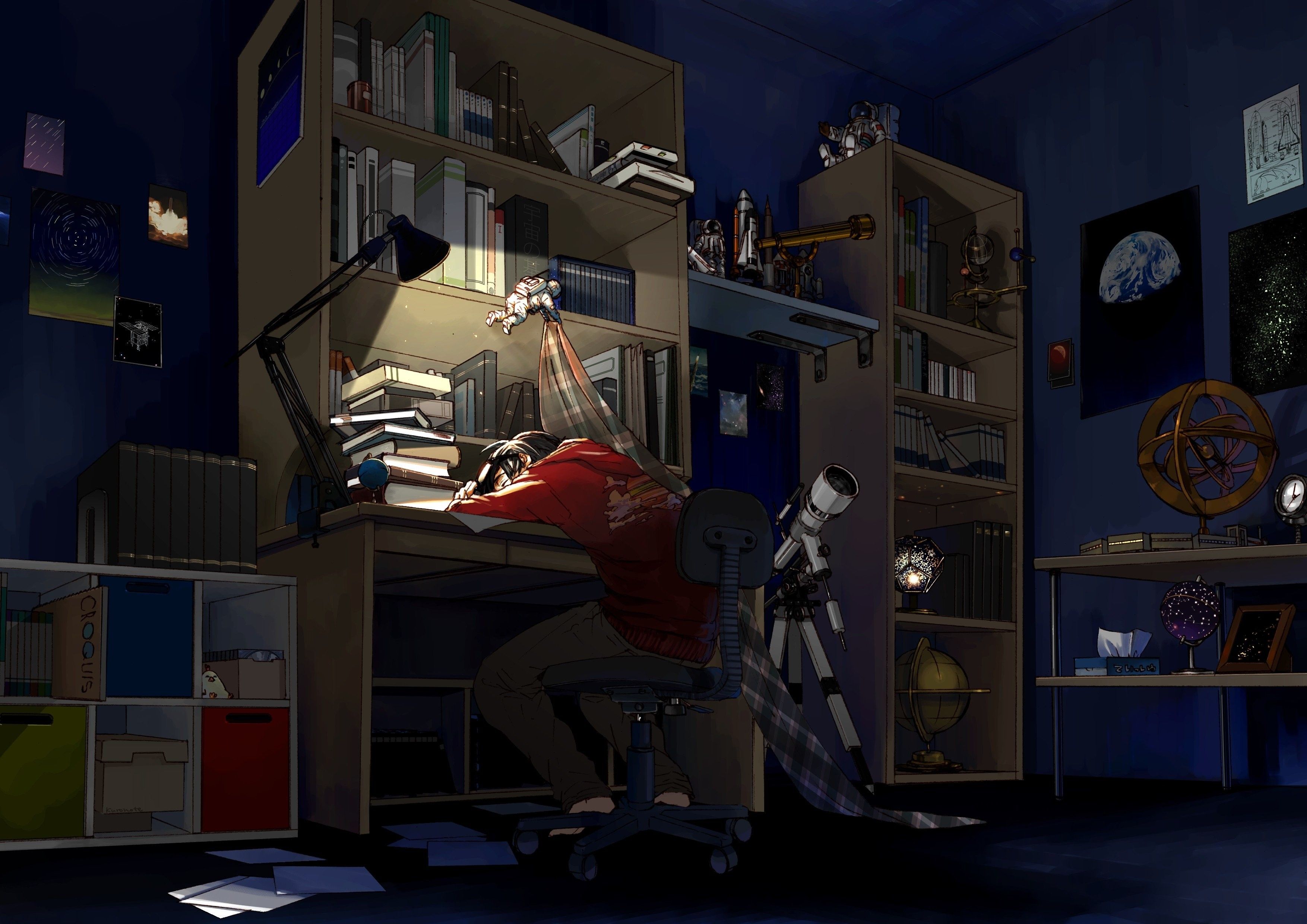 Anime Bedroom Desktop Wallpaper HD