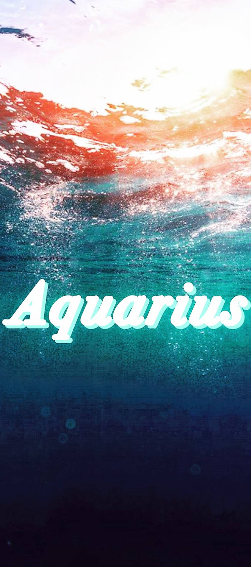 Download Aquarius Zodiac In Deep Sea Wallpaper