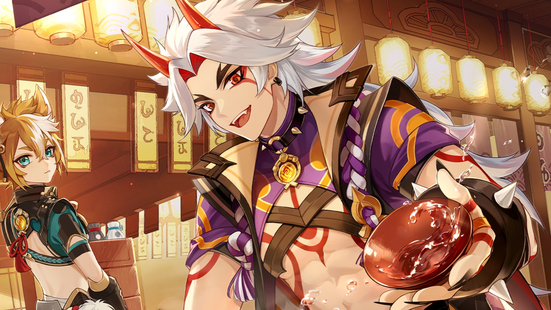 Itto Genshin Impact Wallpaper