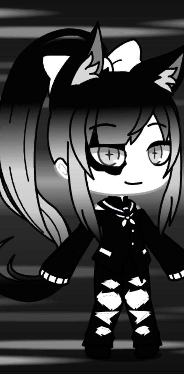Emo girl gacha wallpaper