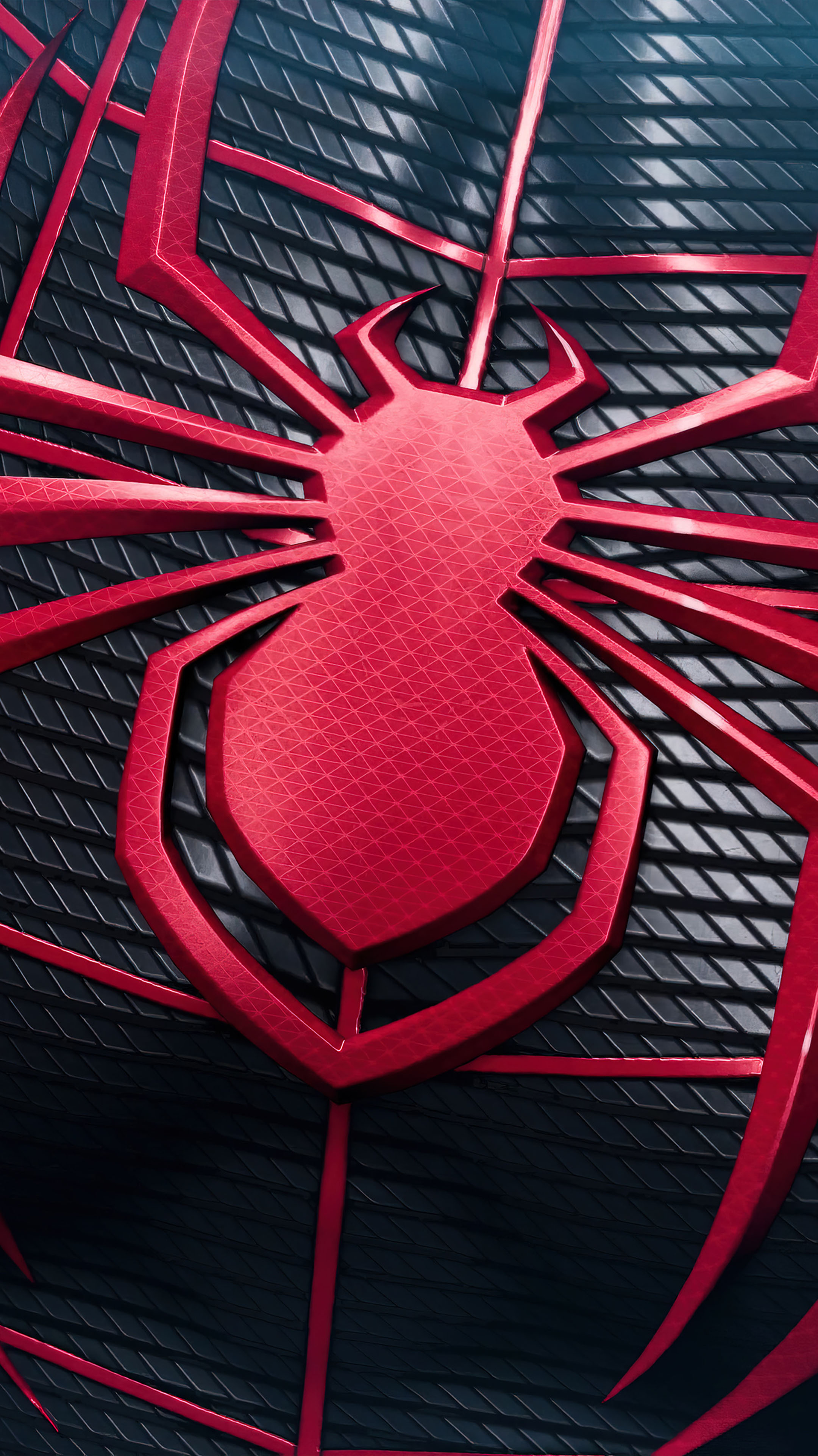 Spider On Spider Man Suit 4K Ultra HD Mobile Wallpaper