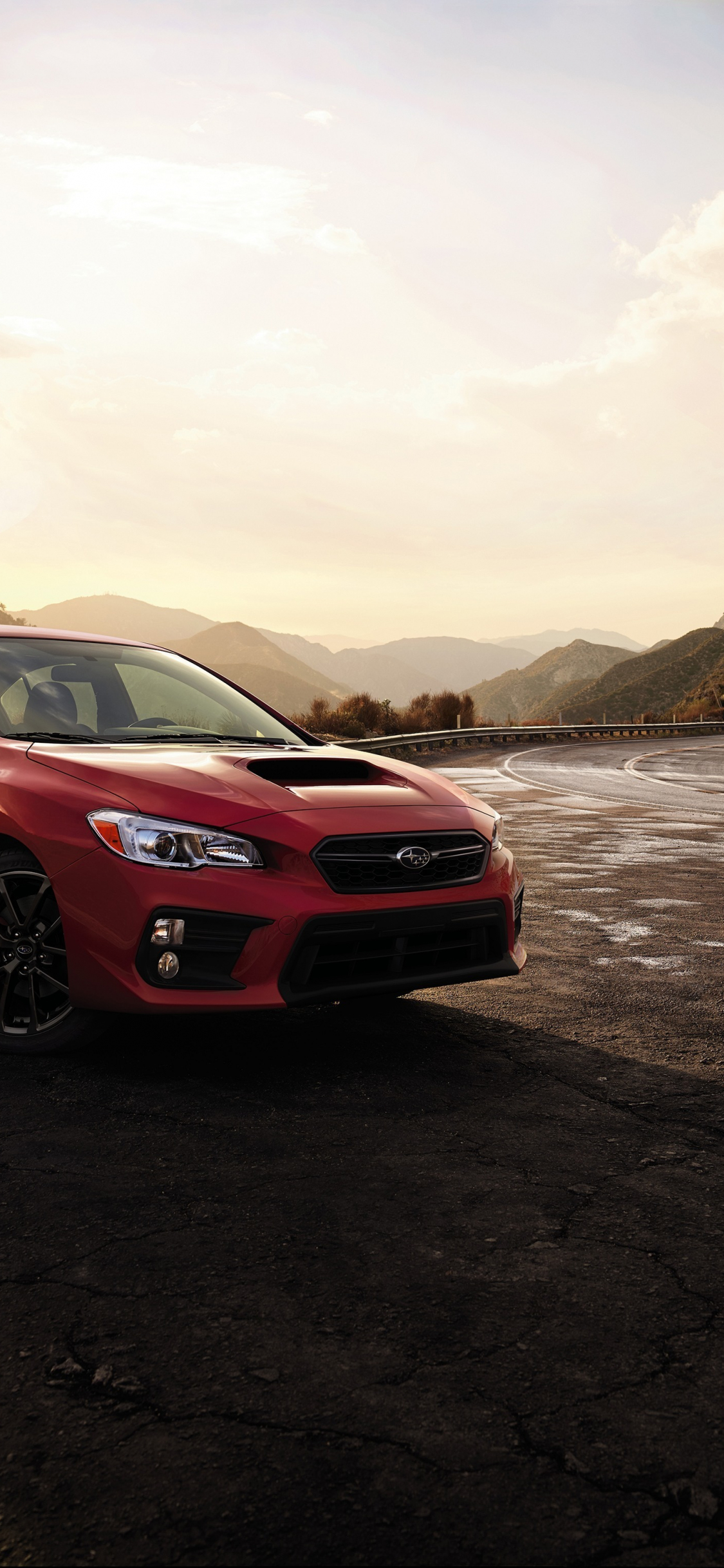 Download 2018, subaru wrx, sports sedan, red car 1125x2436 wallpaper, iphone x, 1125x2436 HD image, background, 3298