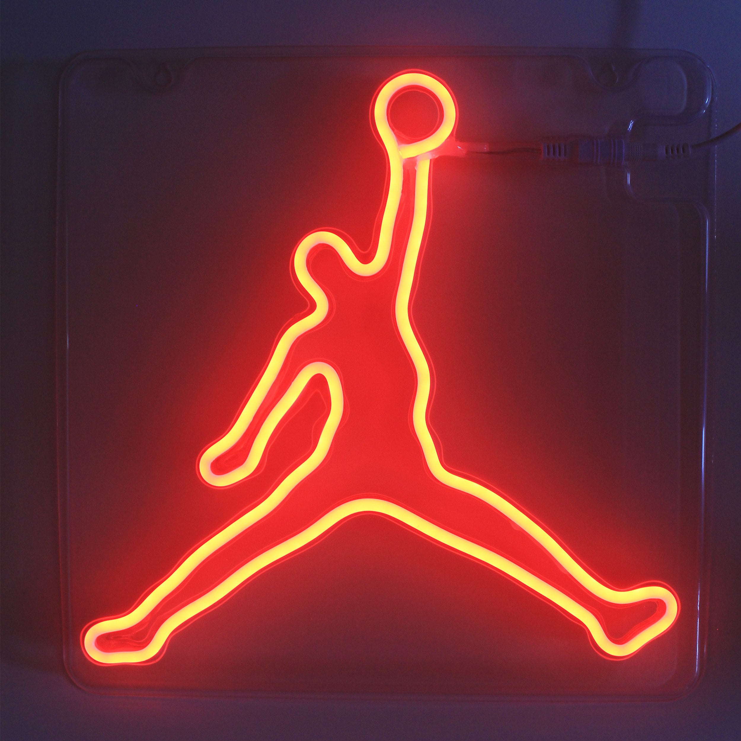 Basketball Dunk Neon Sign Jumpman 23 for Wall Decor Dorm
