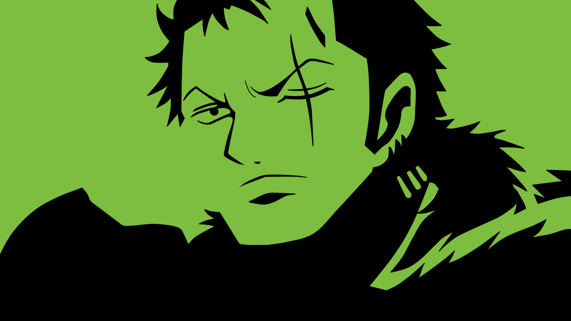 Zoro the green haired warrior