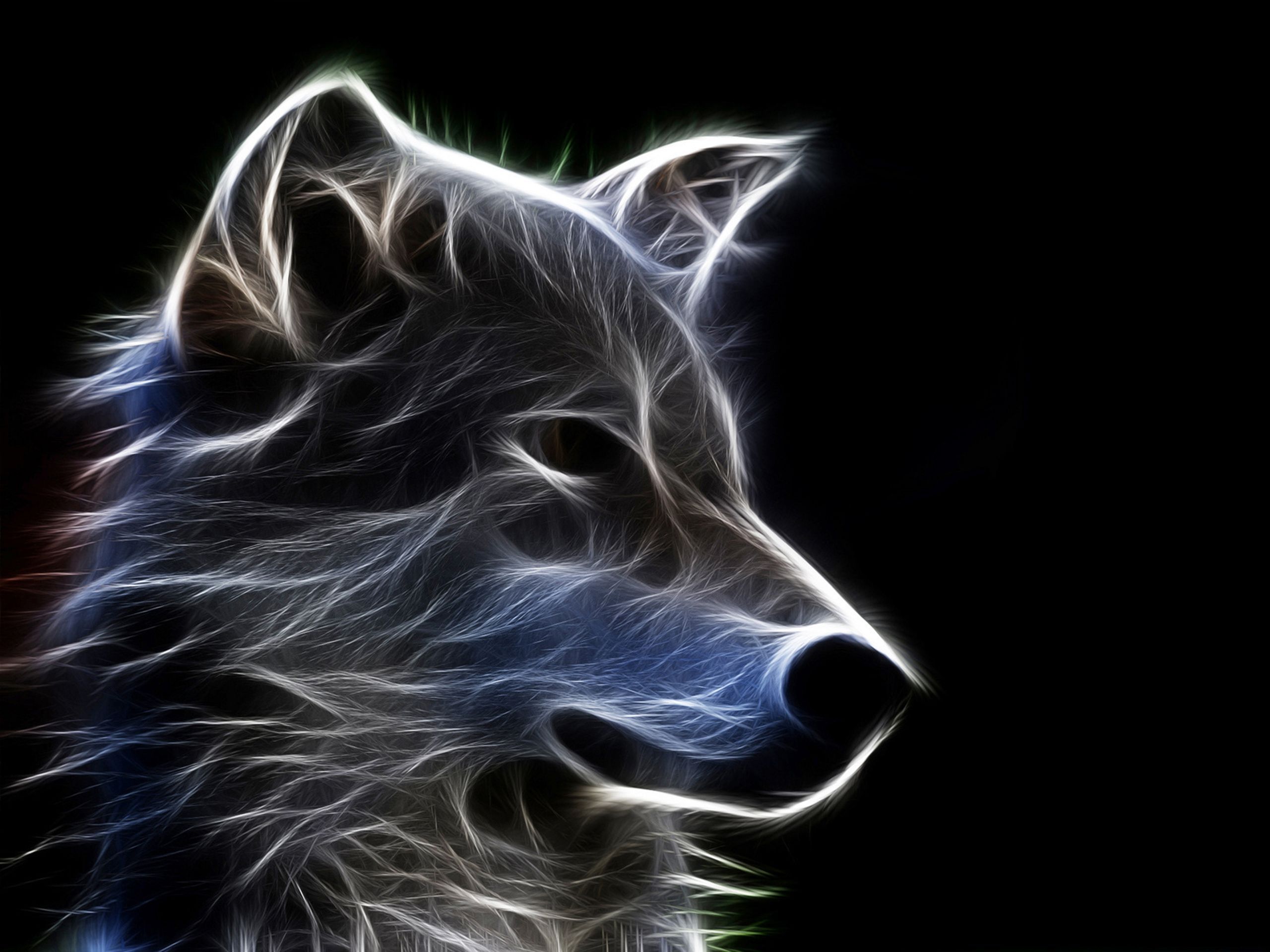 Abstract Wolf Wallpaper Free Abstract Wolf Background