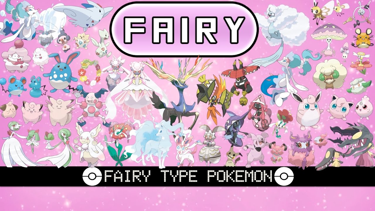 All Fairy Type Pokémon