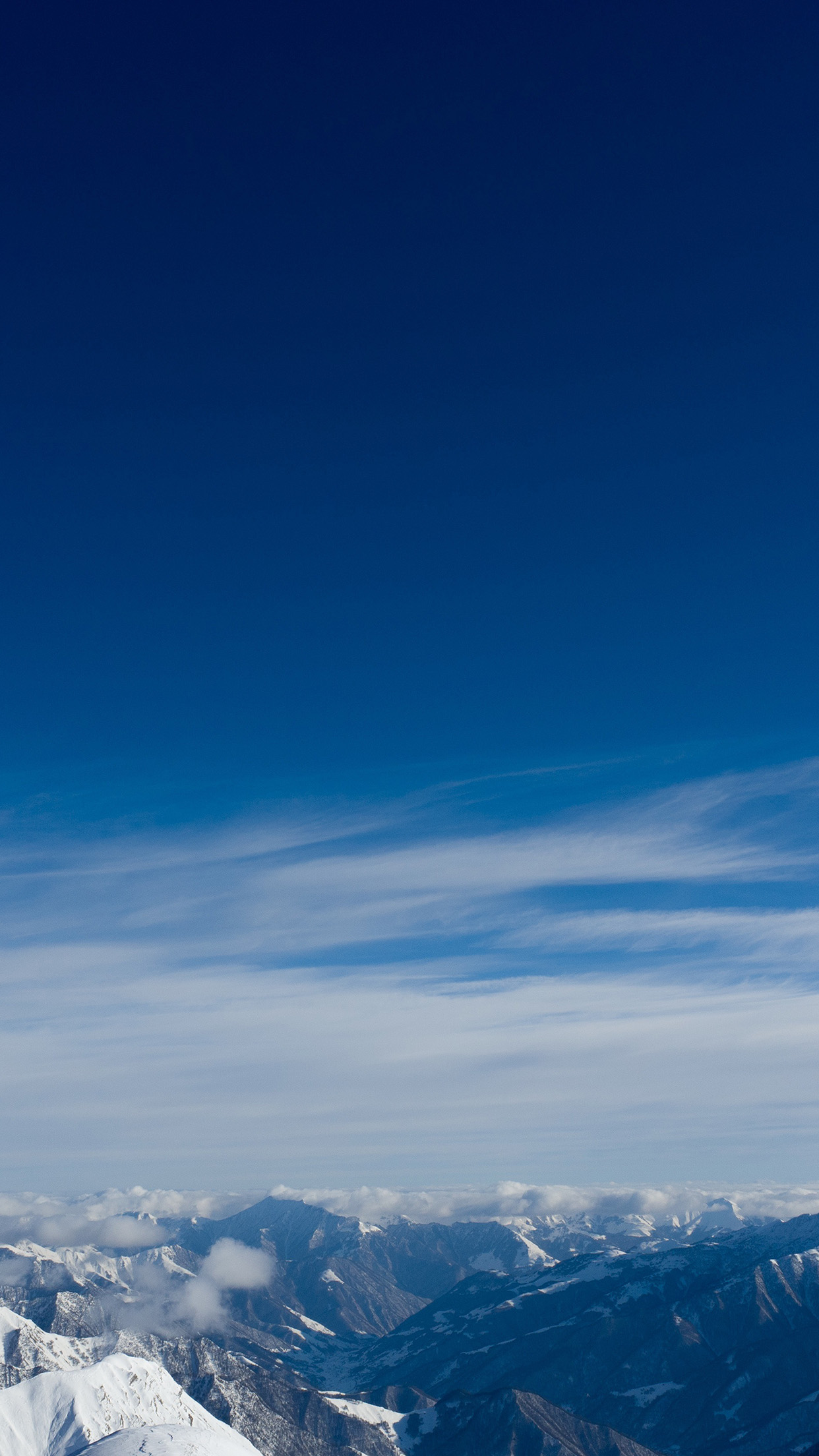 iPhone X wallpaper. winter mountain cold sky blue nature