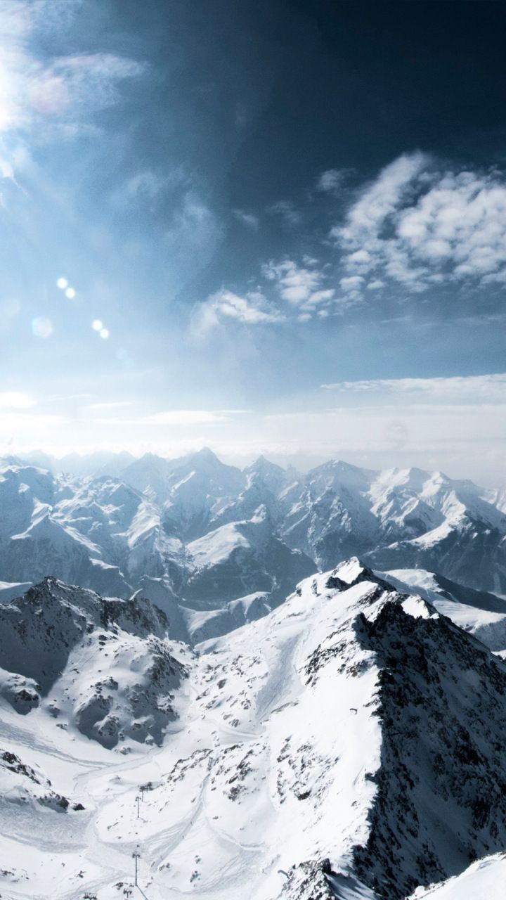 Mountains, french alps, winter, snow, sunny day, 720x1280 wallpaper. Scenery, Nature photography, Beautiful photography nature