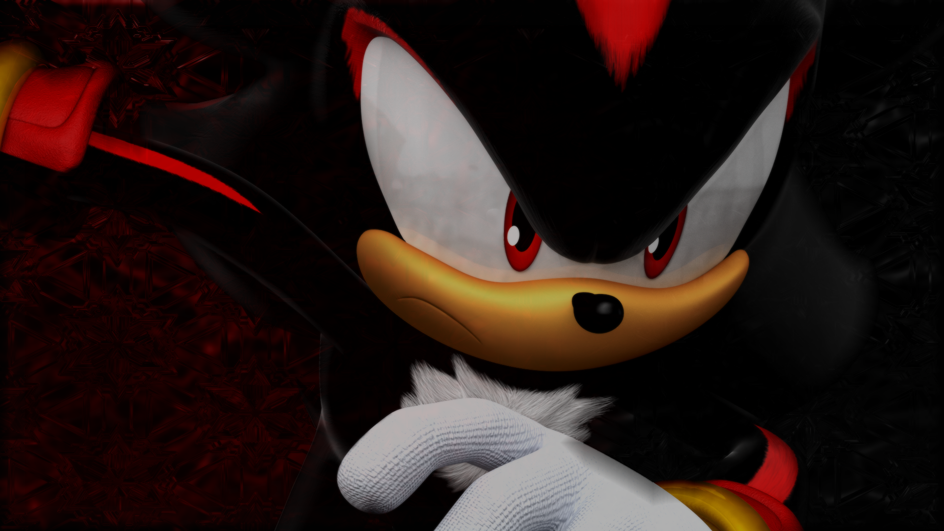 Download Shadow The Hedgehog Close Up PNG Image with No Background 