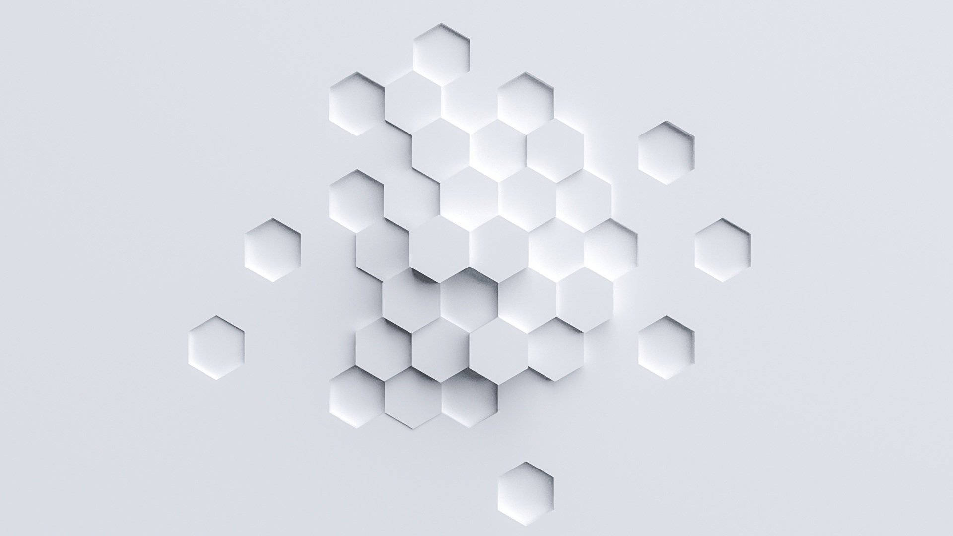 Download Hexagonal Wall Engraving Wallpaper