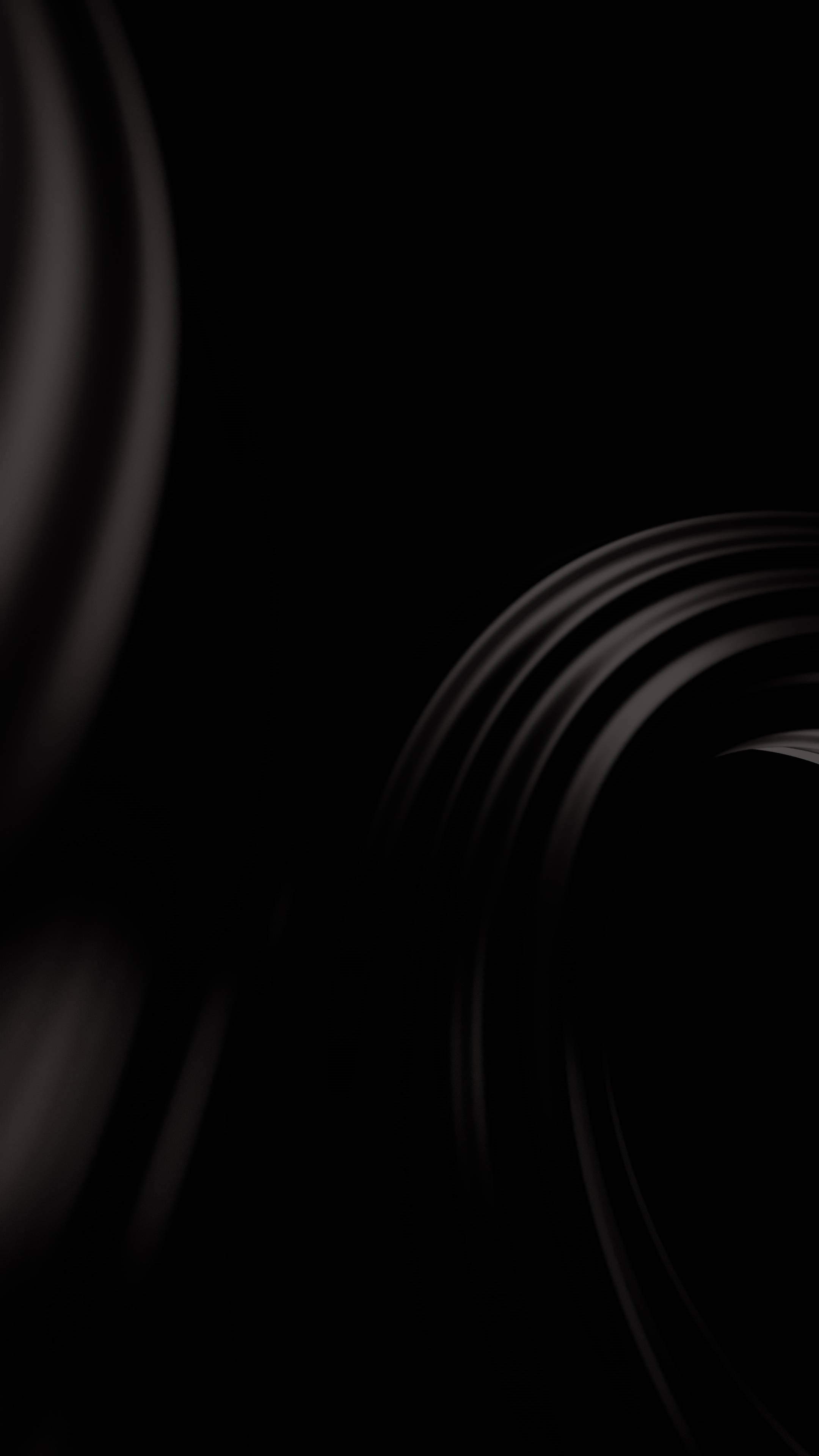 Download iPhone 13 Black Spiral Wallpaper