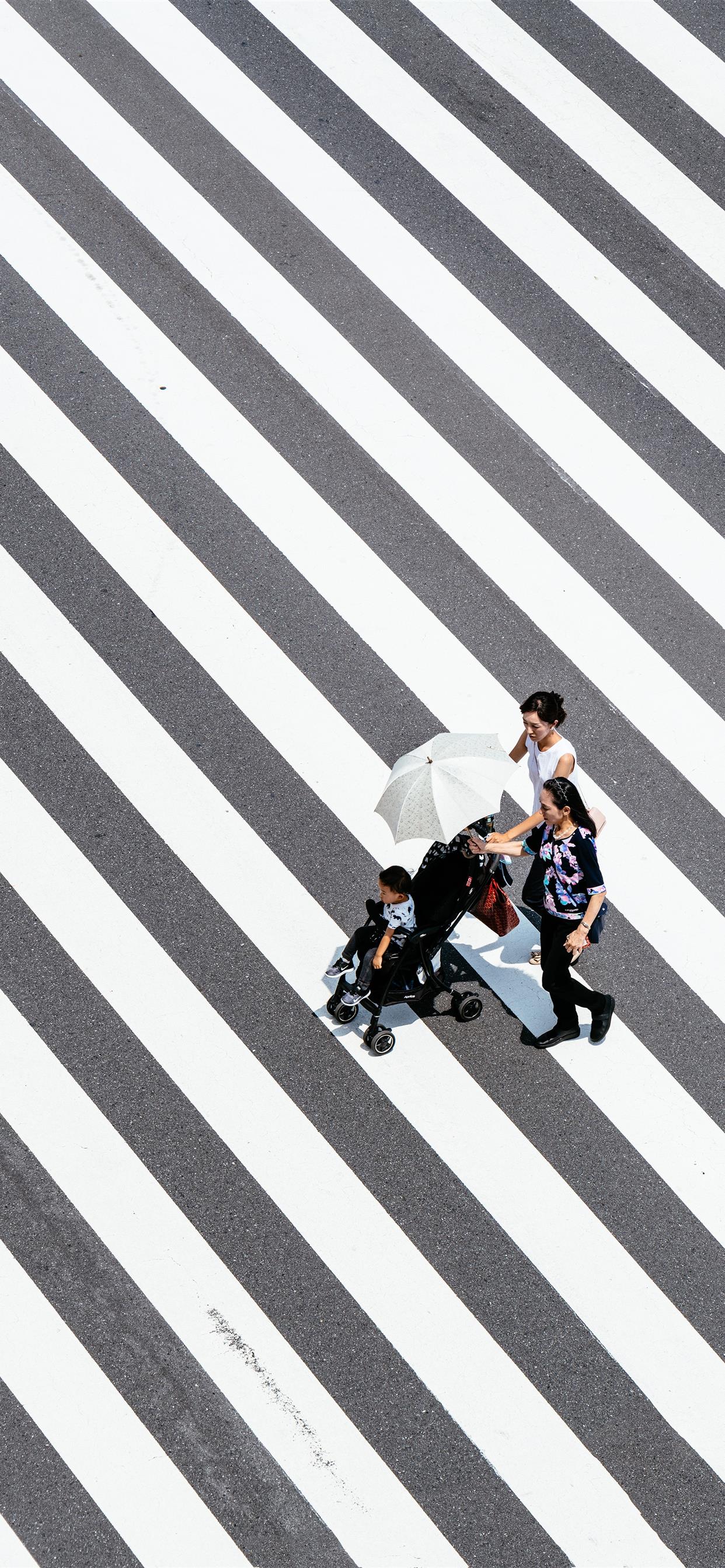 Crosswalk on Asphalt Road · Free Stock Photo