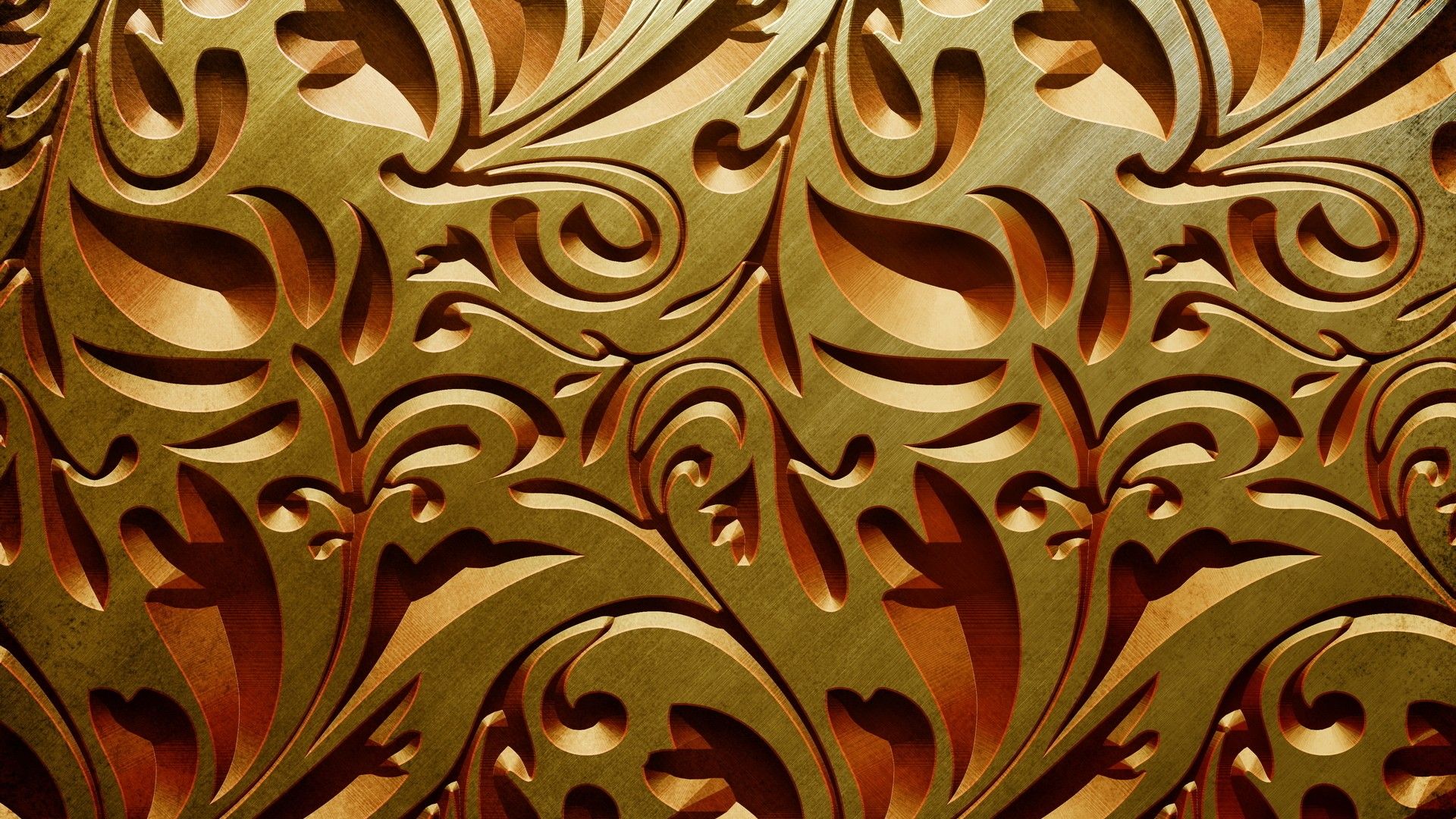 Gold Art Wallpaper