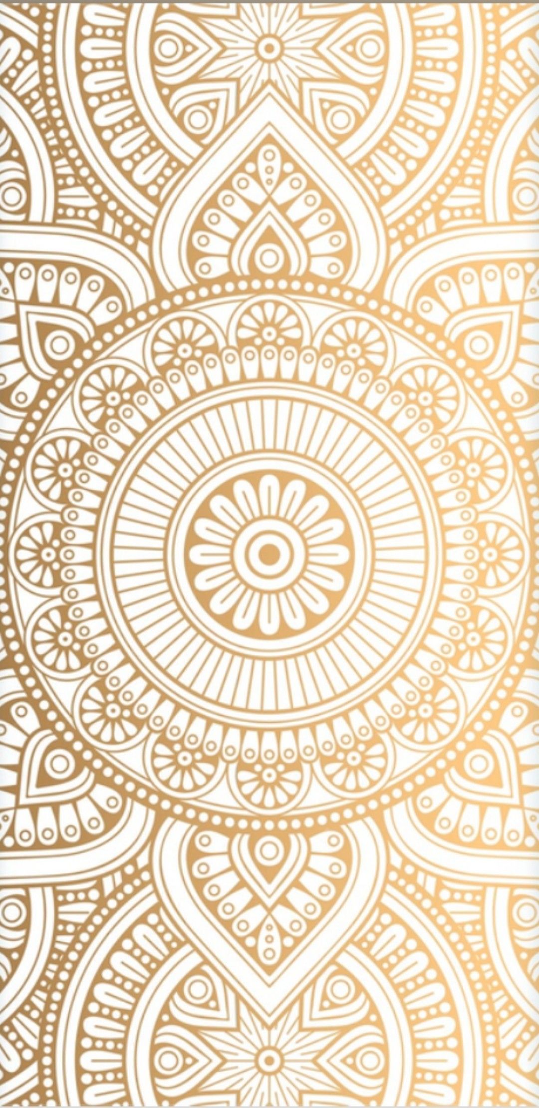 Gold And white. Mandala background wallpaper, Mandala wallpaper, Mandala design art