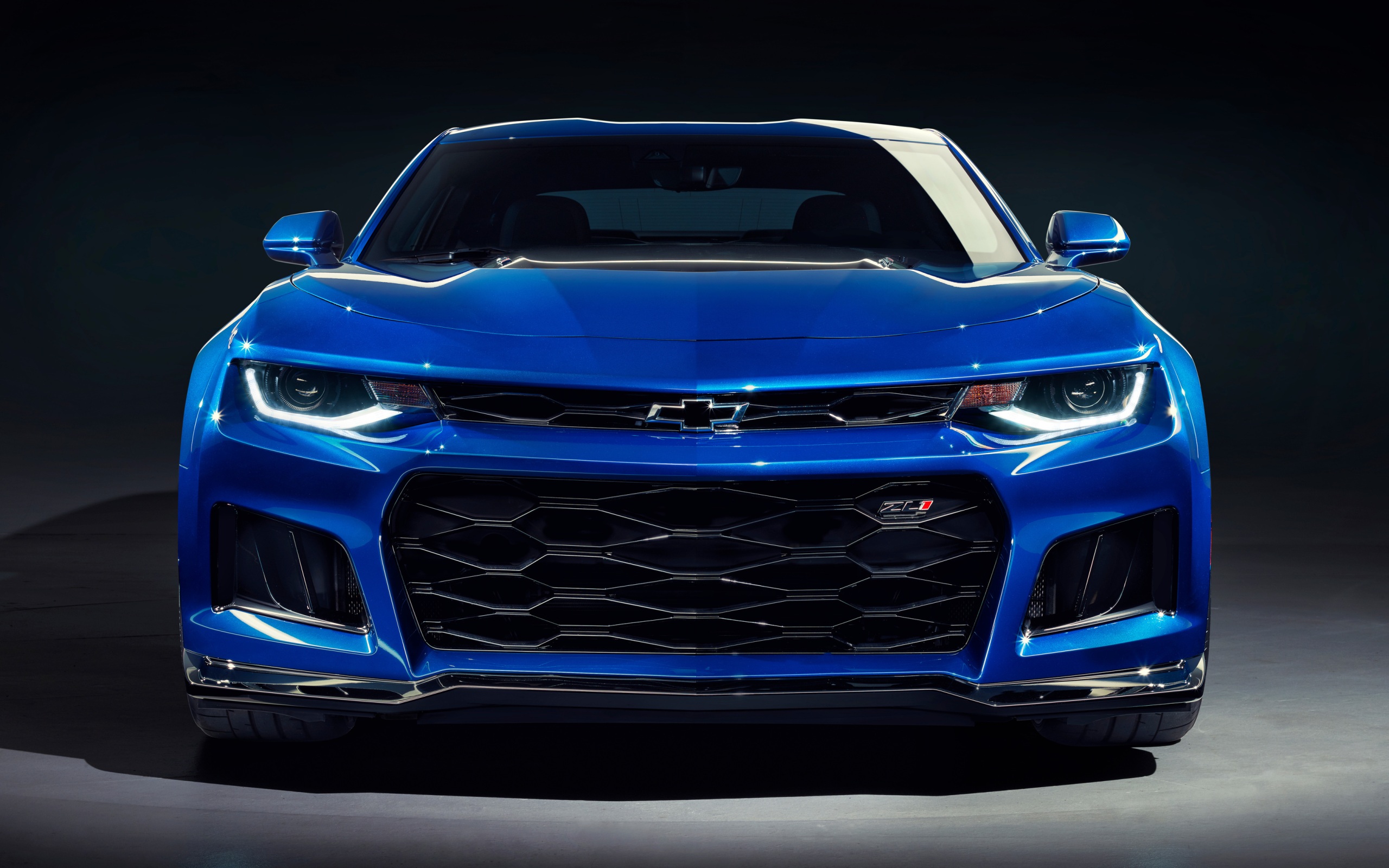 Wallpaper 4k Chevrolet Camaro ZL1 2019 Front 4k Wallpaper