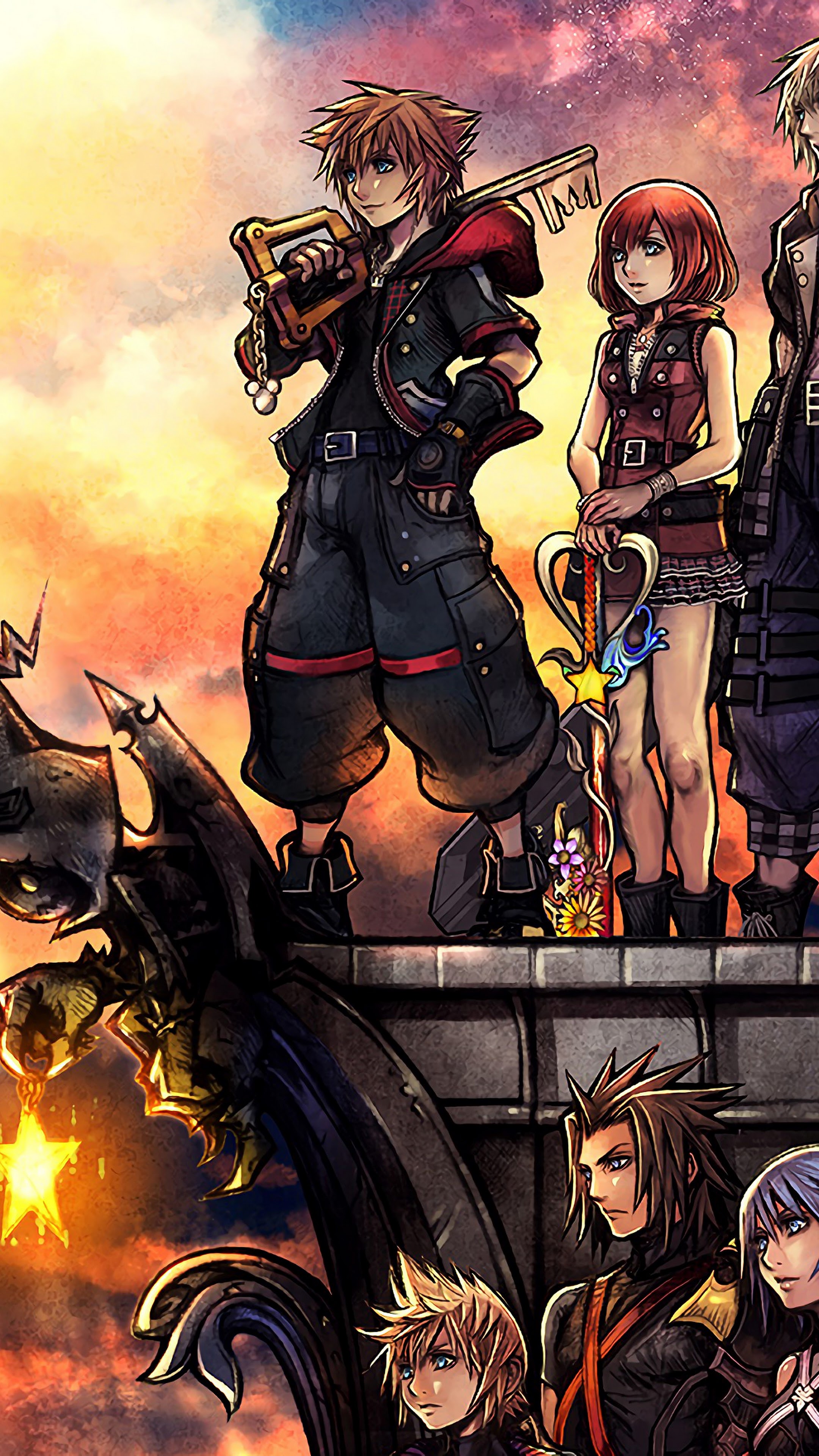 Kingdom Hearts 3 Characters 4K Wallpaper