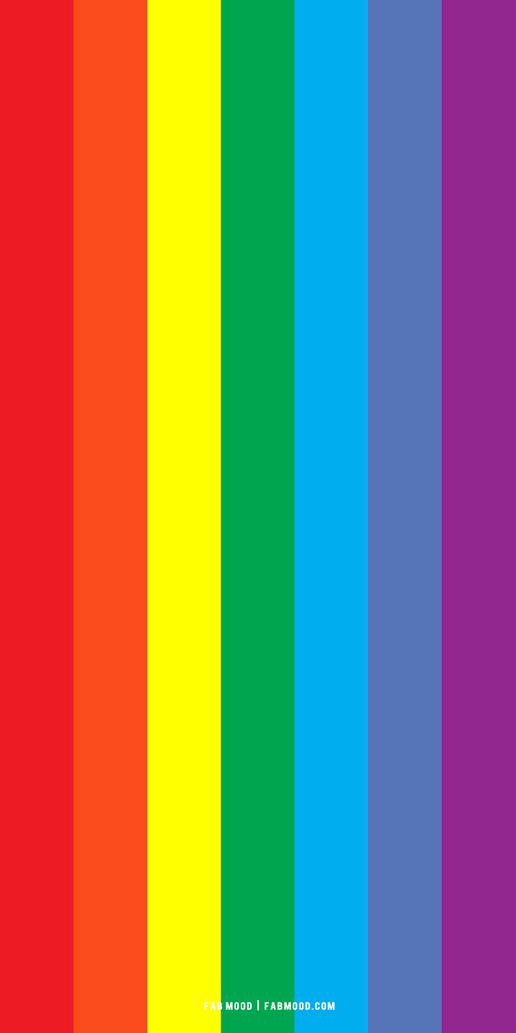 Pride Wallpaper Ideas for iPhones and Phones, Vertical Rainbow