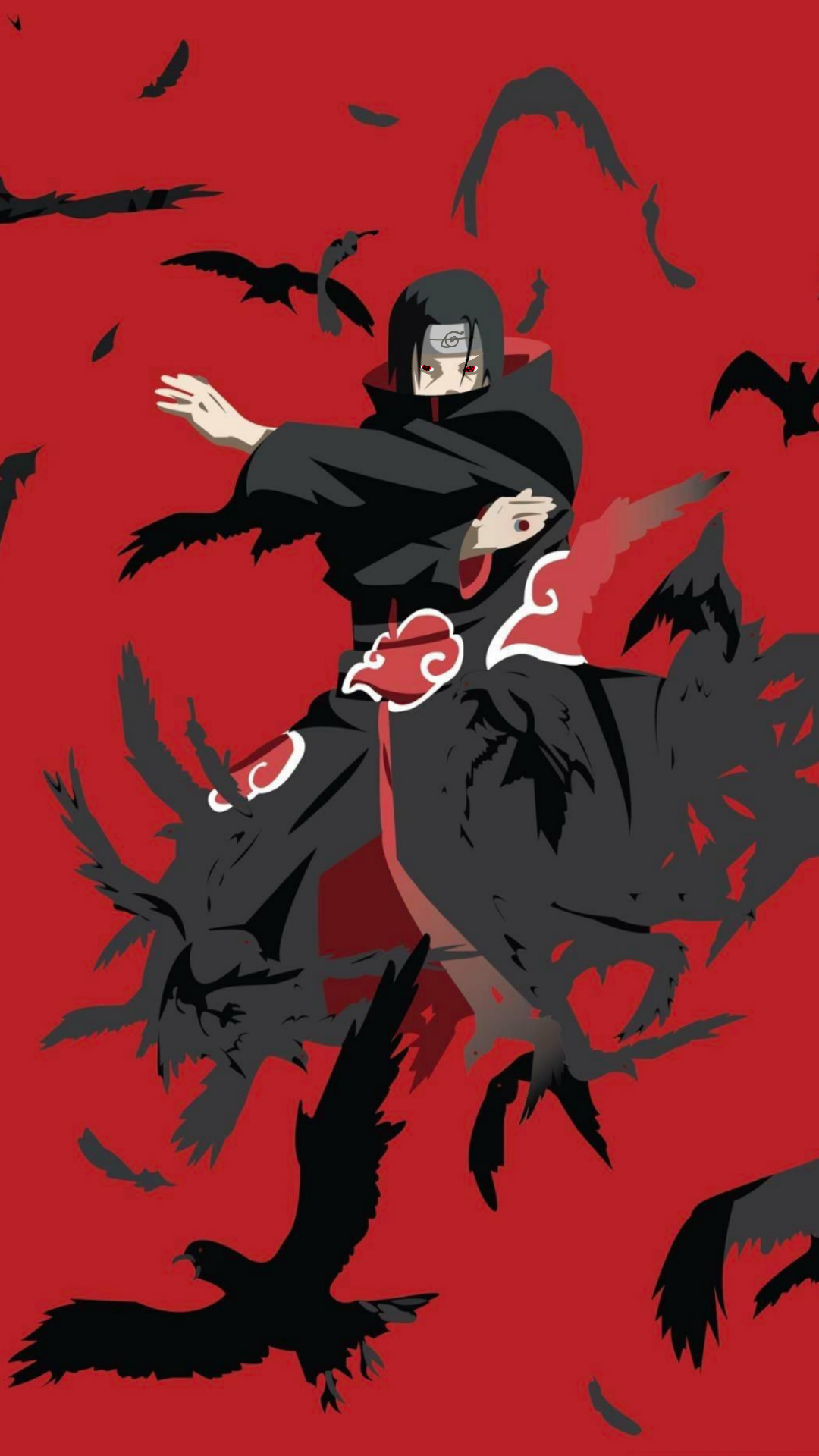 I Edited This [wallpaper]( Slezzy7 Art Itachi Uchiha Naruto Minimalist Wallpaper 612329016 On My Phone) On My Phone Hope You All Like It. (re Uploaded)
