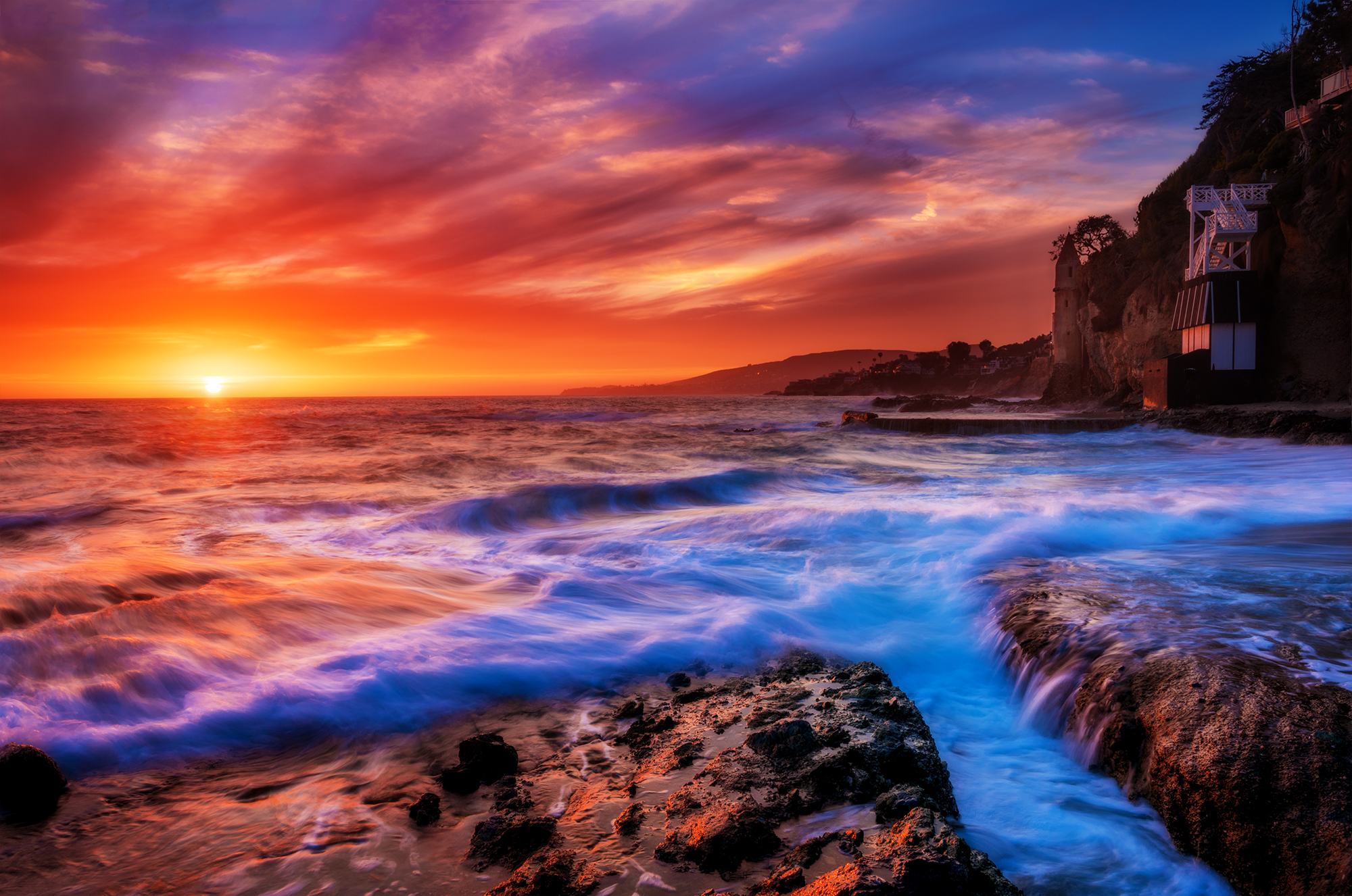 Laguna Beach, California Sunset Photo