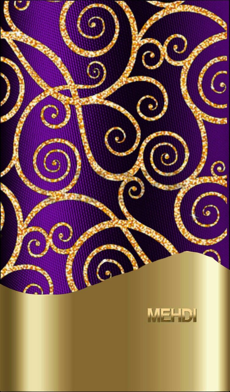 Purple and gold. Purple wallpaper, Purple themes, Pretty wallpaper