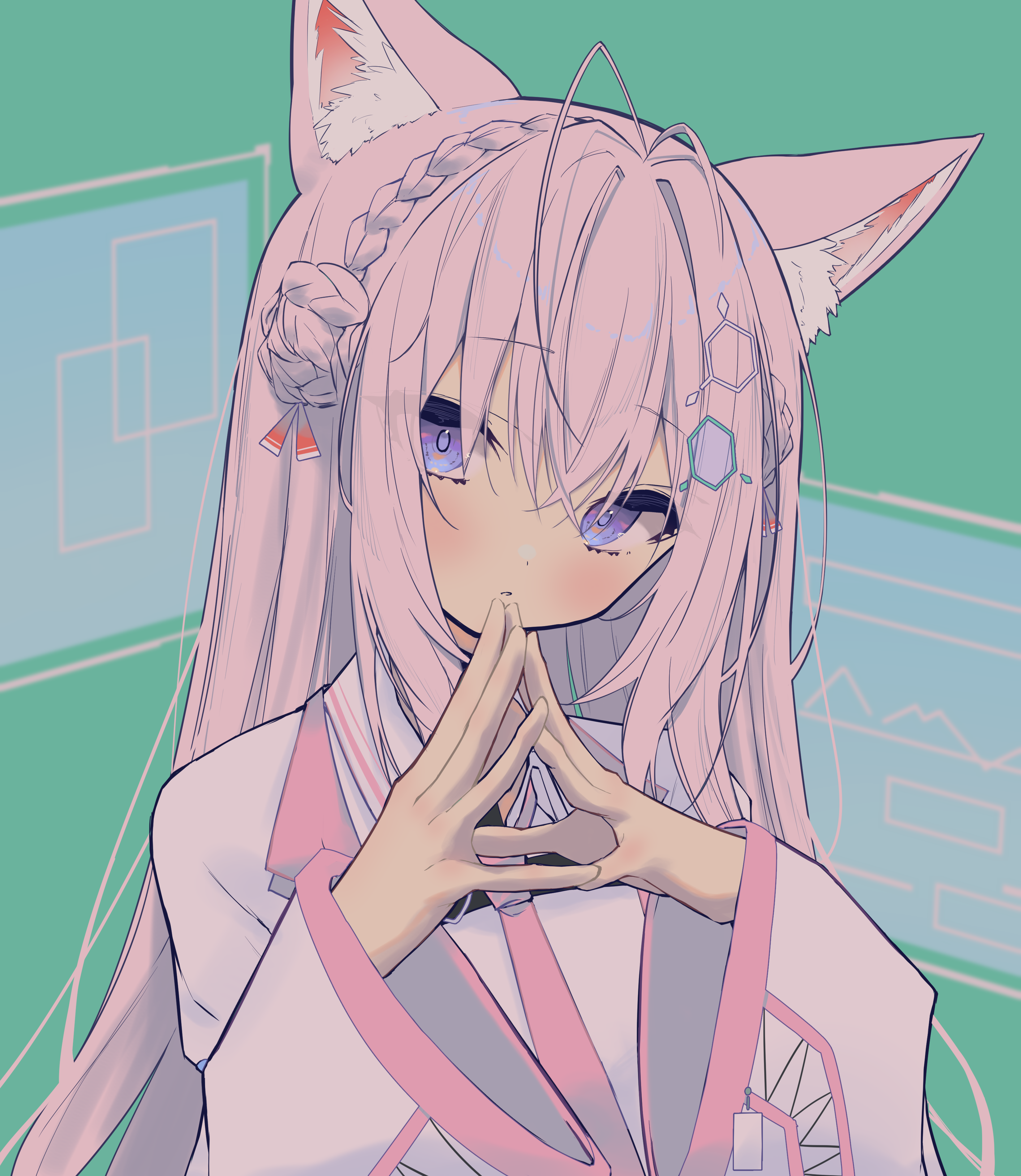 hakui koyori (hololive) drawn