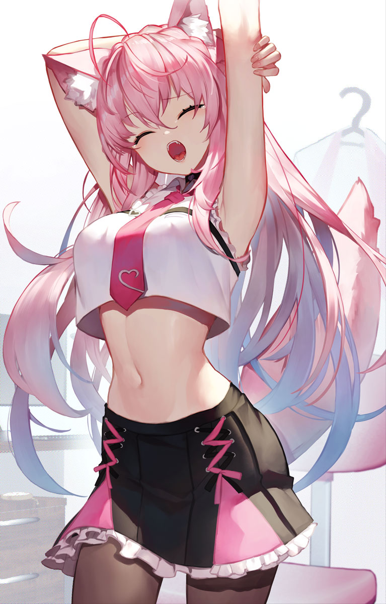 Anime picture virtual youtuber hololive hakui koyori scottie (phantom2) single long hair 767x1200 739136 en