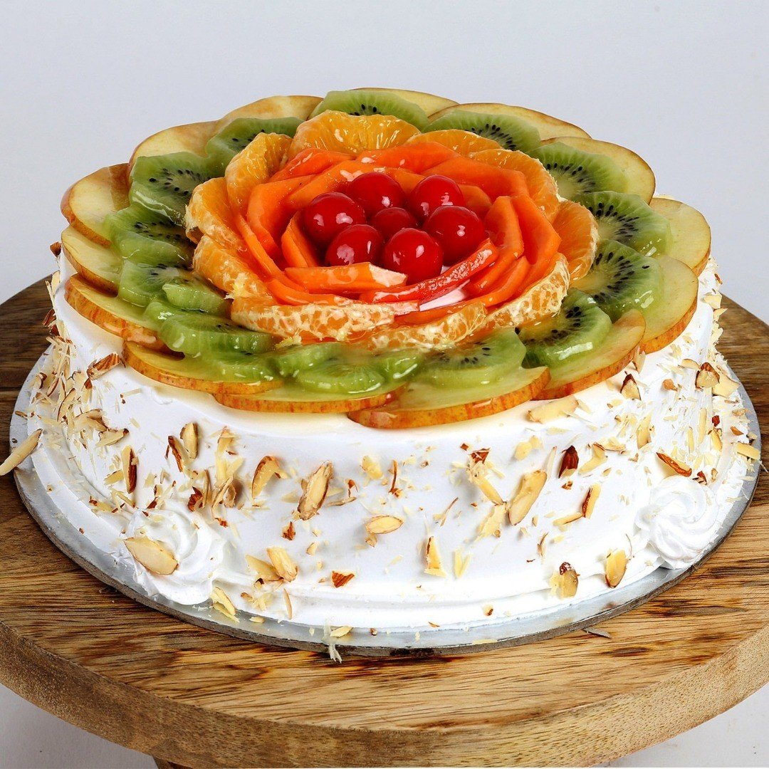 fresh fruit cake. buy online cake lucknow