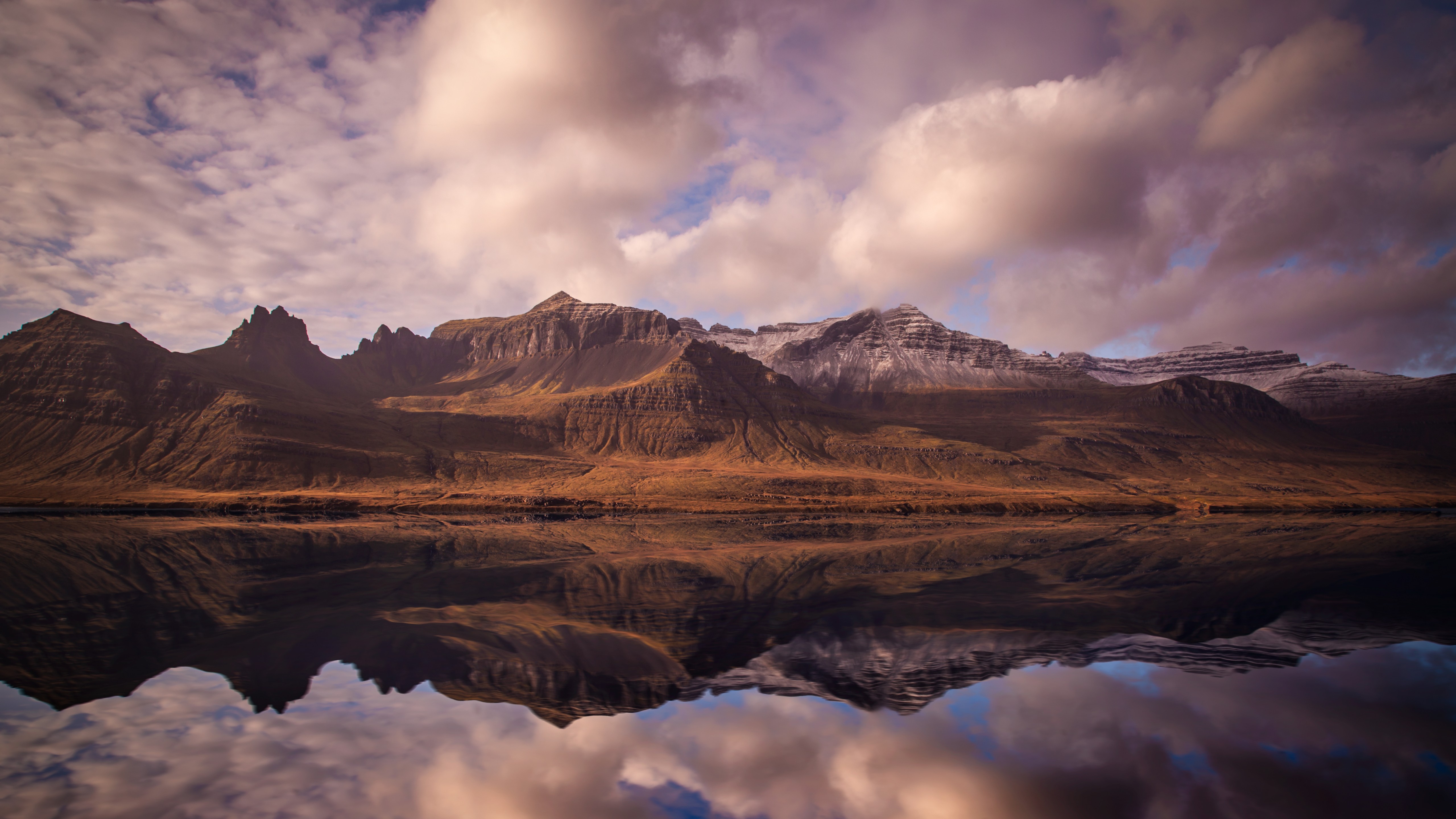 Wallpaper Iceland, 4k, 5k wallpaper, mountains, river, clouds, OS
