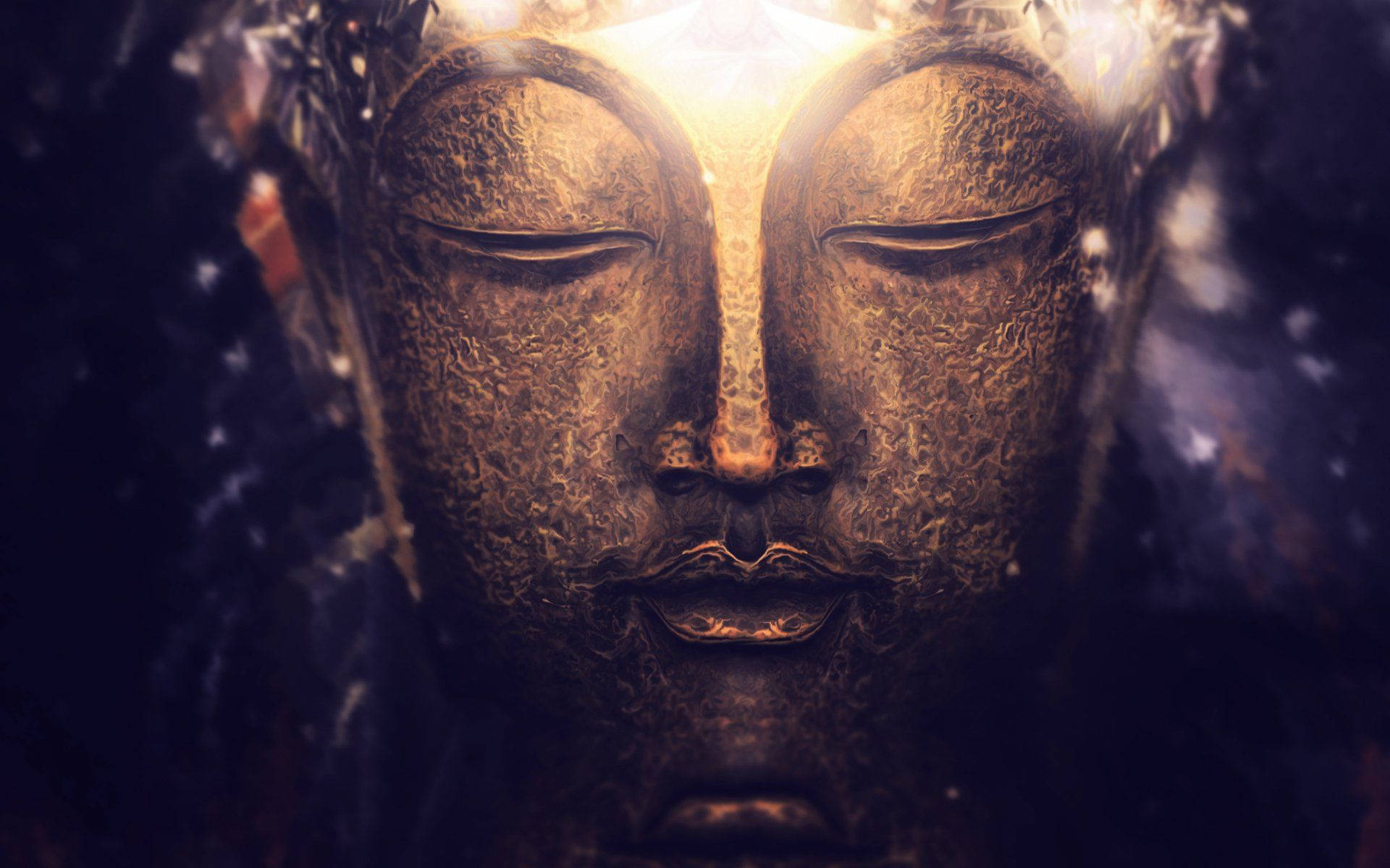 Download Aesthetic Close Up Buddha Statue Wallpaper