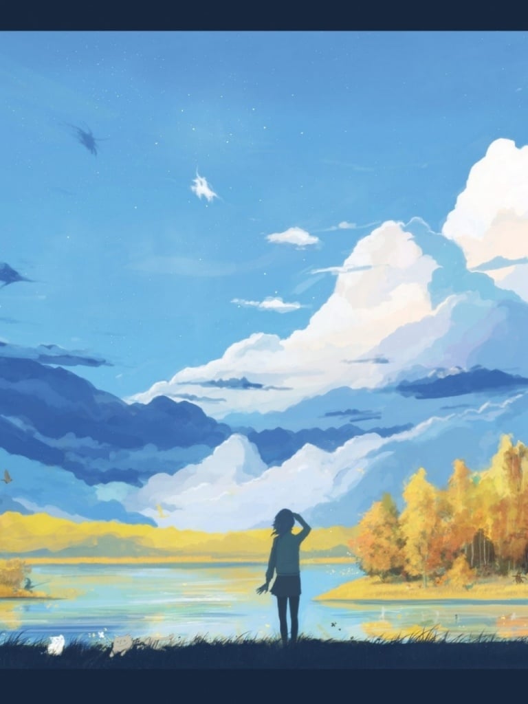 Anime Artwork Landscape iPad mini wallpaper