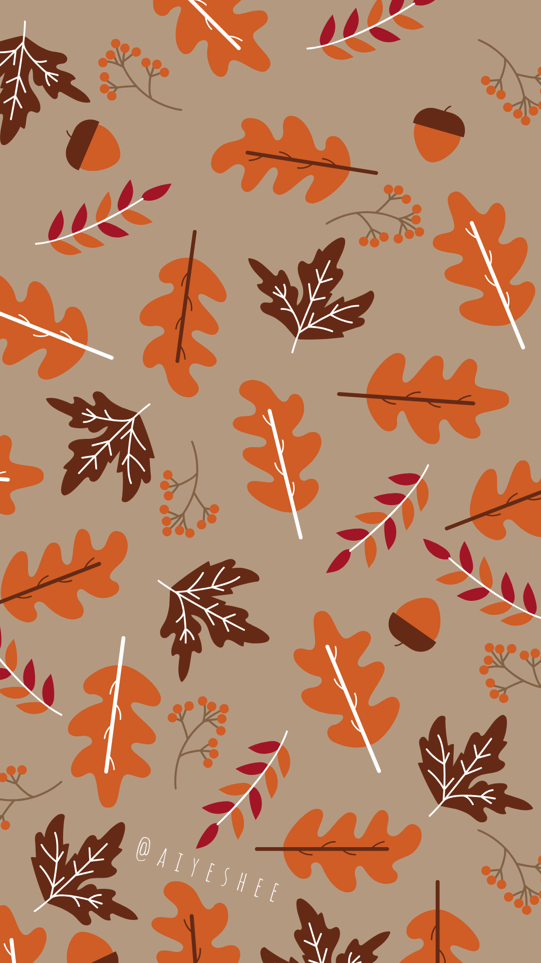 iPhone Fall / Autumn Wallpaper. iPhone wallpaper, Desktop wallpaper fall, Leaves wallpaper iphone