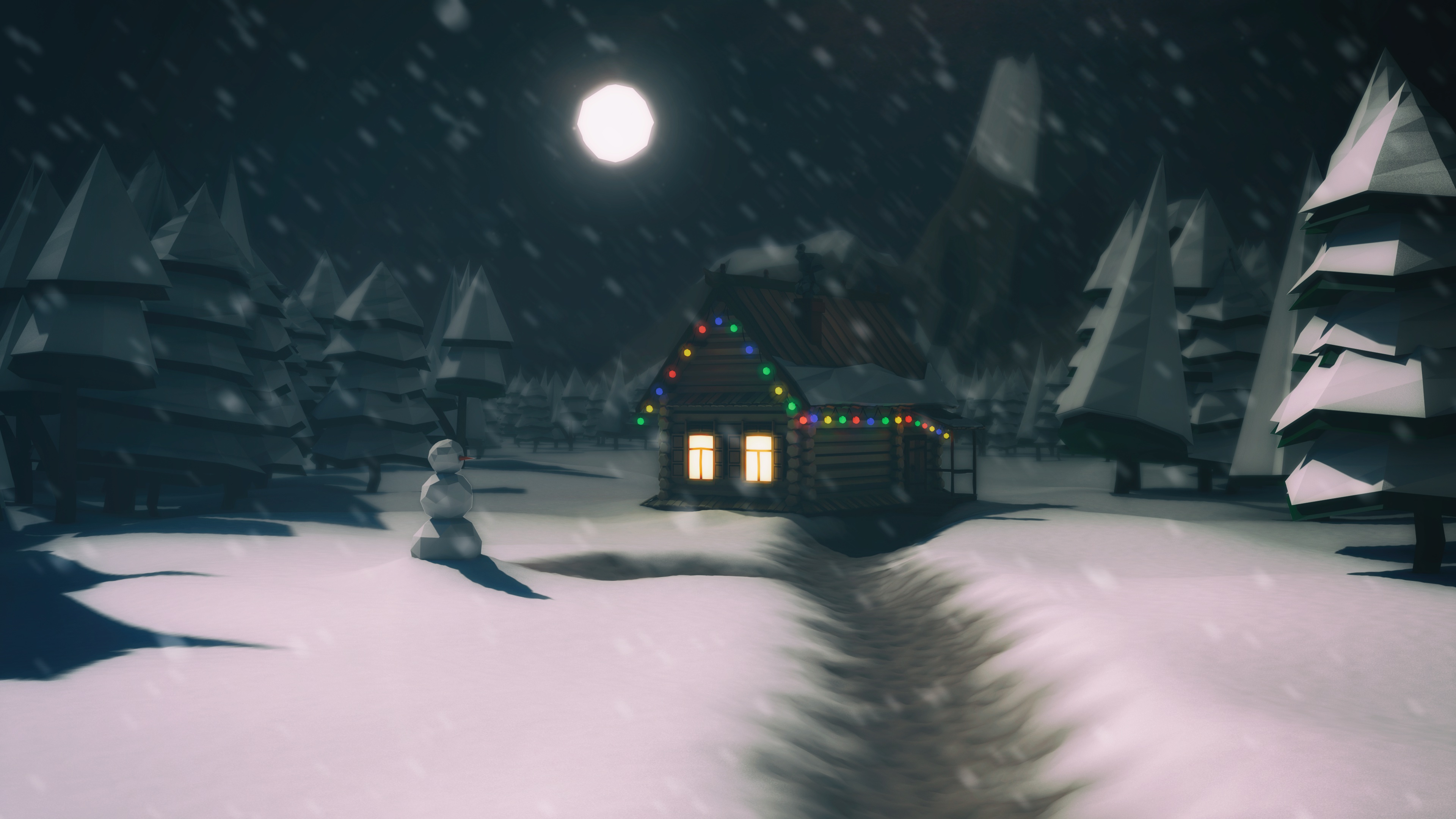 Artistic Winter 4k Ultra HD Wallpaper