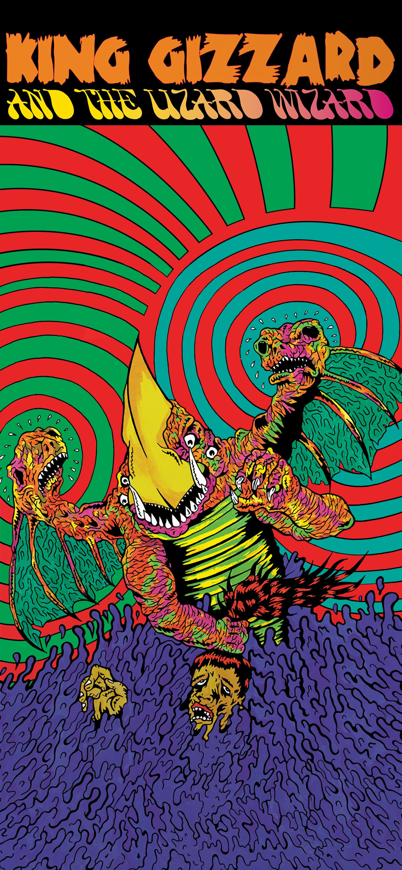 More King Gizzard Wallpapers I also added in some non King Gizzard bands  too  rKGATLW