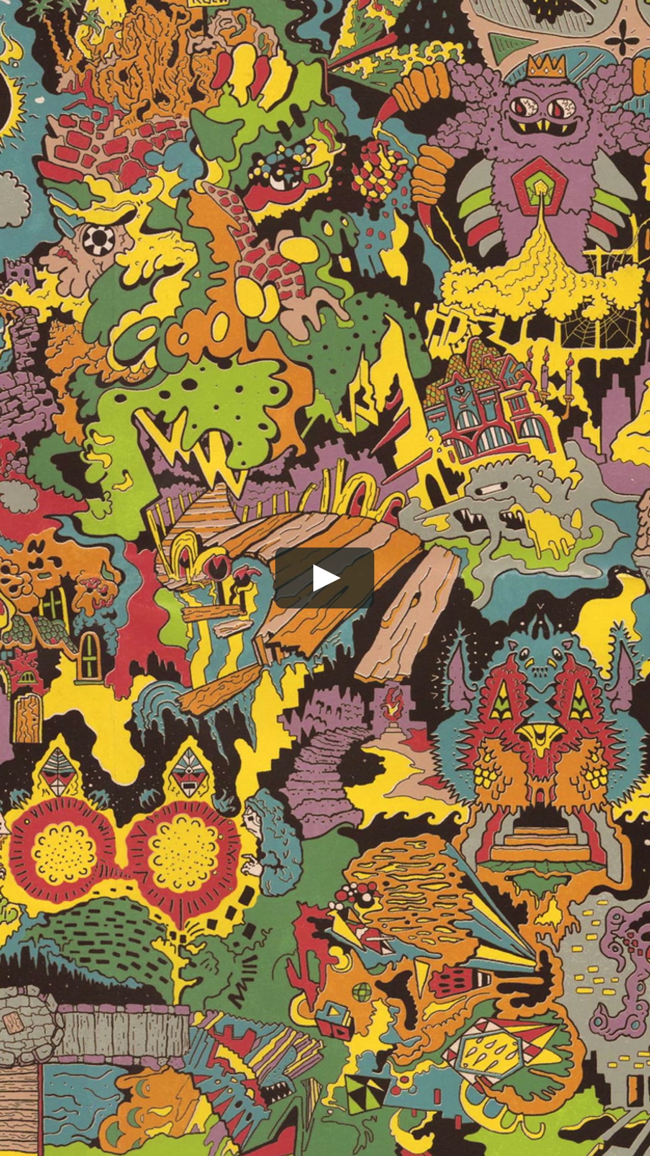 King Gizzard and the Lizard Wizard iPhone 8 Wallpaper on Vimeo