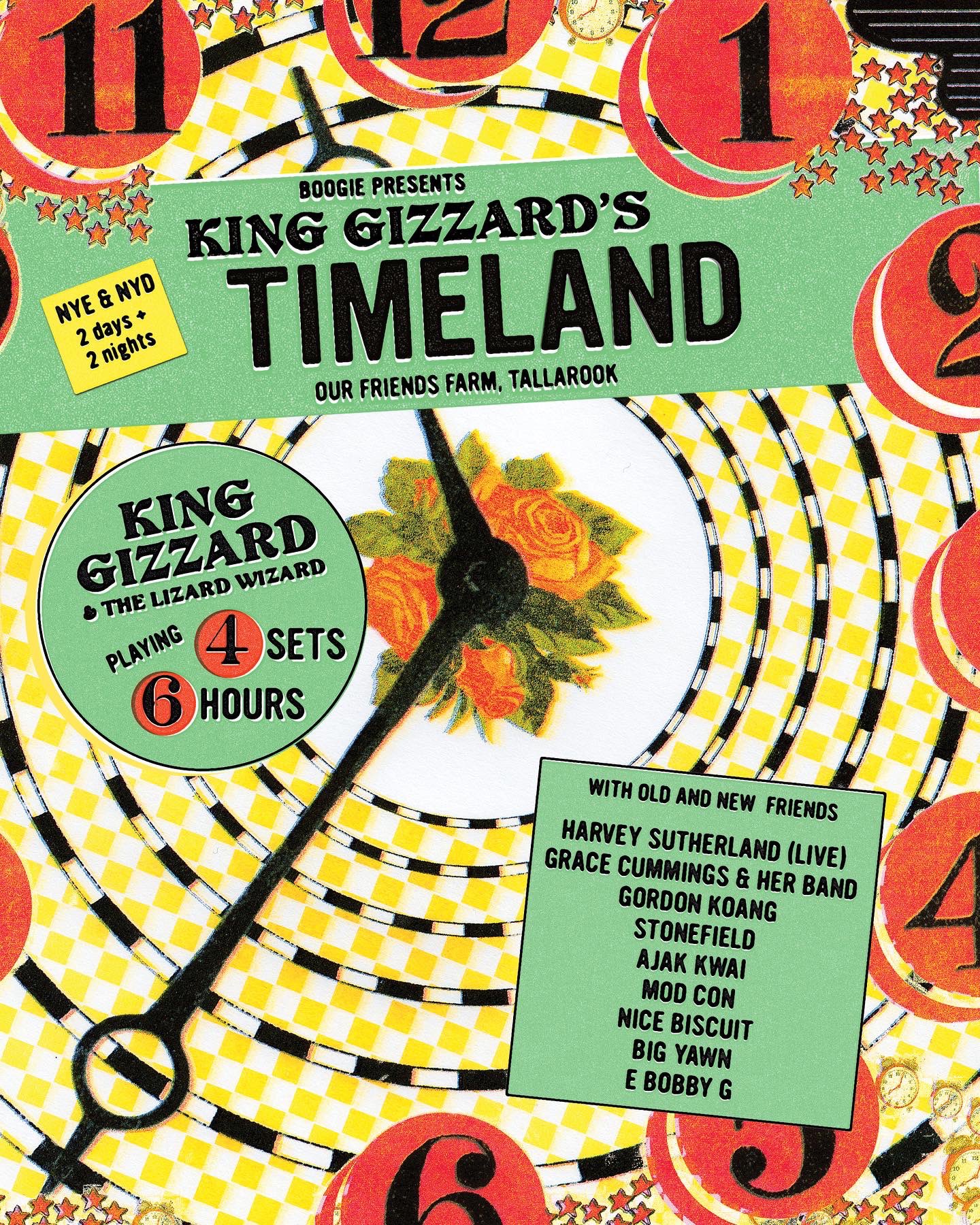 King Gizzard WHATTTT?!? Tix on sale midday tomorrow xo