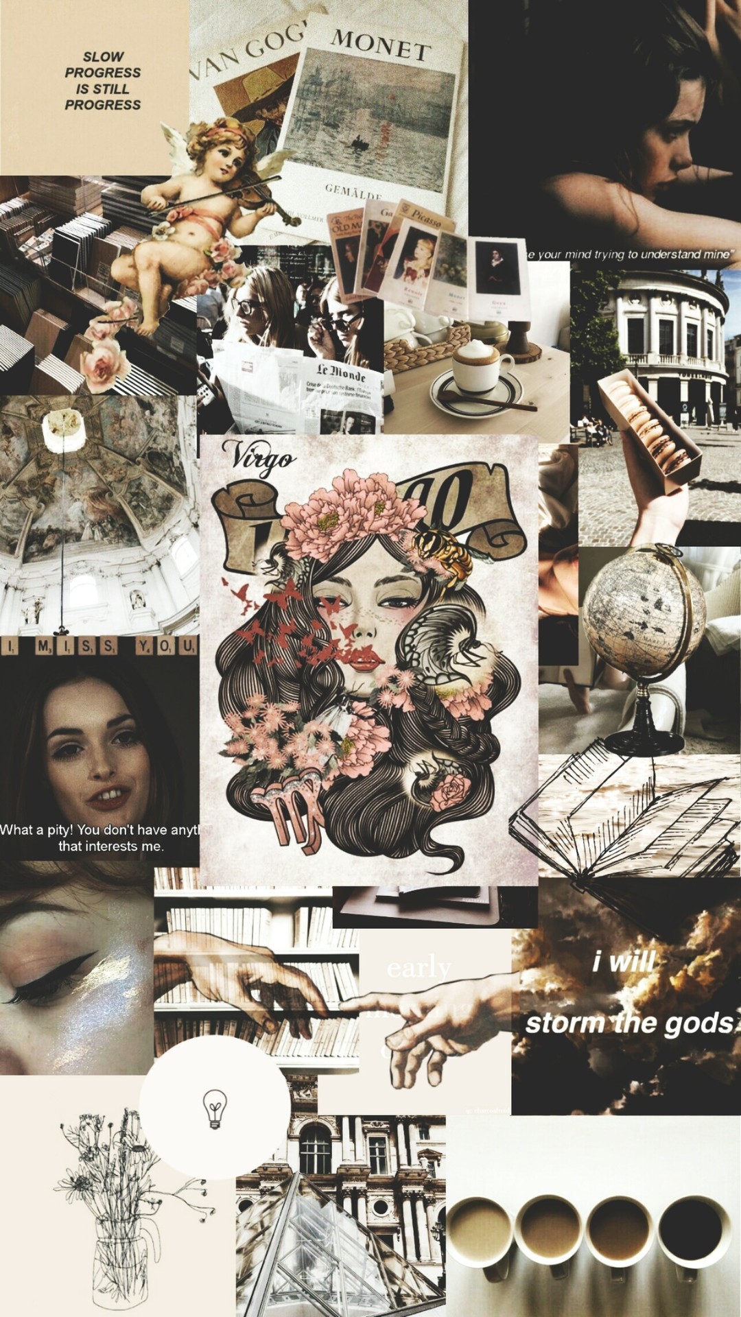 Virgo Collage Wallpapers Wallpaper Cave