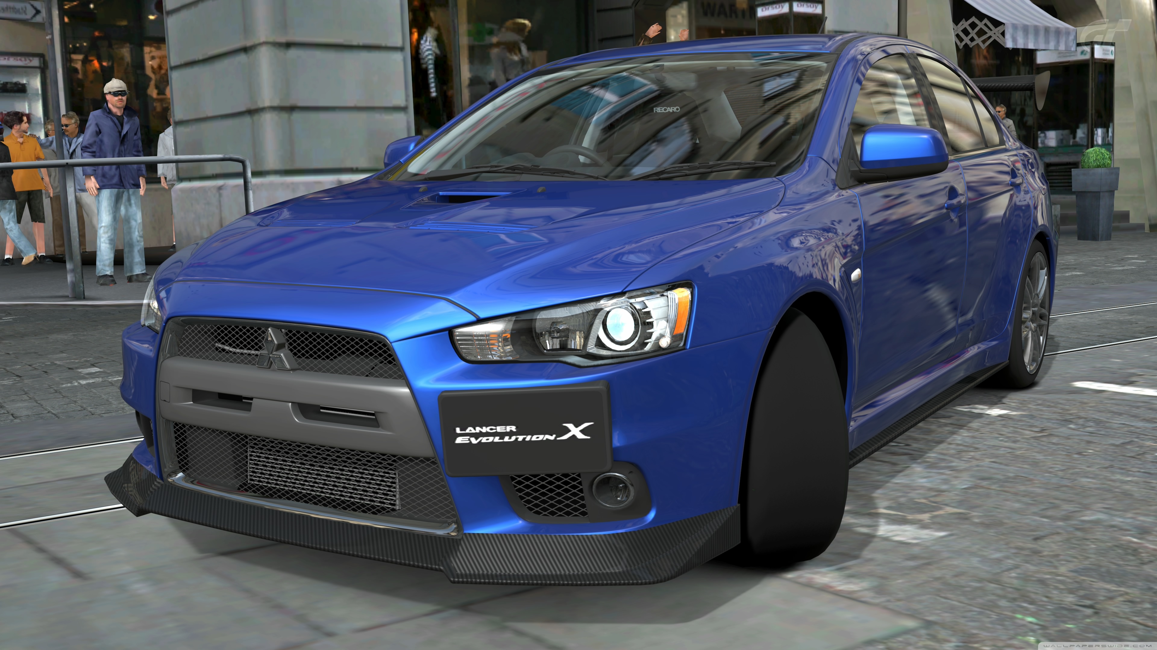 Lancer Evolution X Blue Ultra HD Desktop Background Wallpaper for 4K UHD TV, Widescreen & UltraWide Desktop & Laptop, Tablet