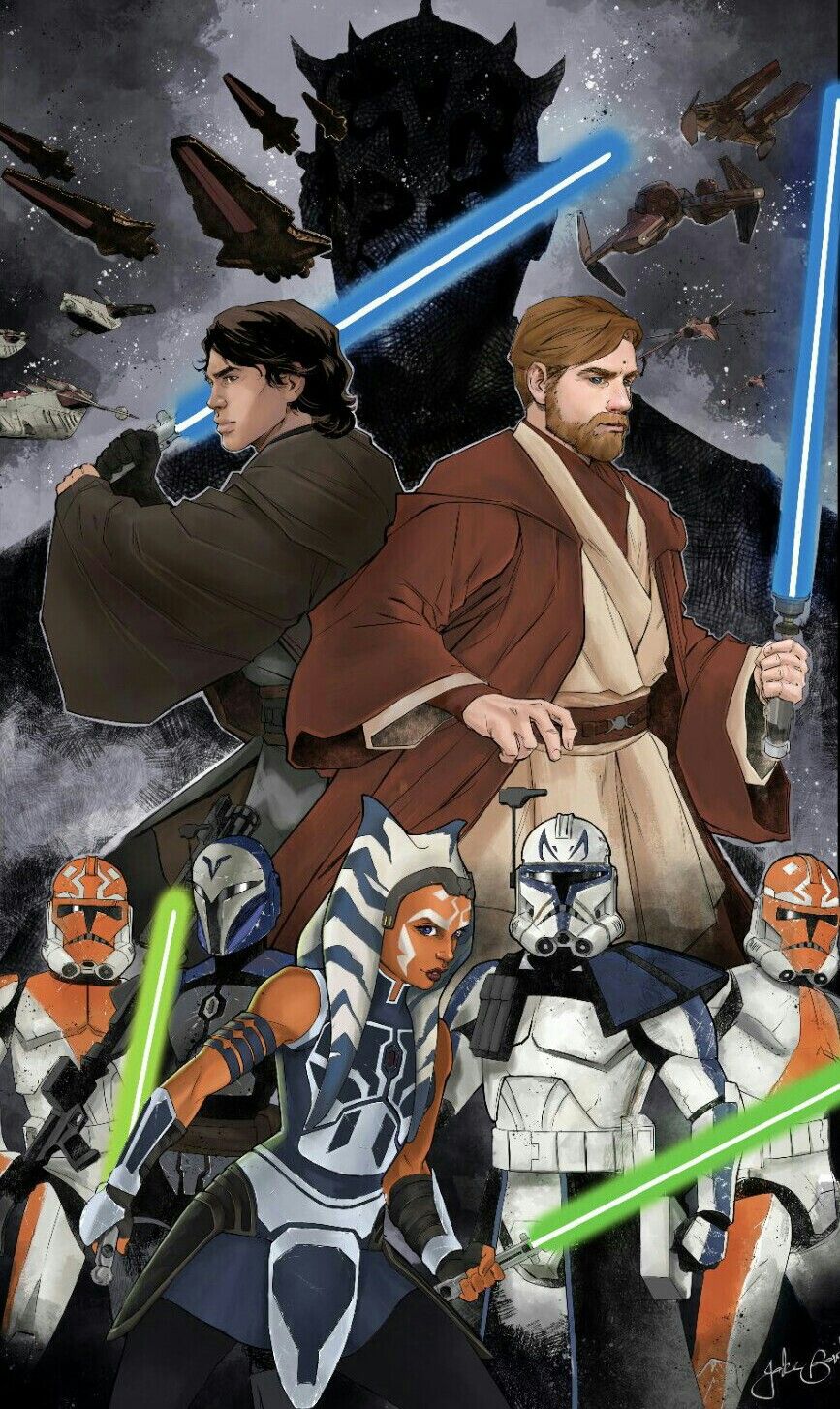 OBI WAN AND ANAKIN SKYWALKER DO BATTLE. Star wars picture, Star wars, Star wars clone wars