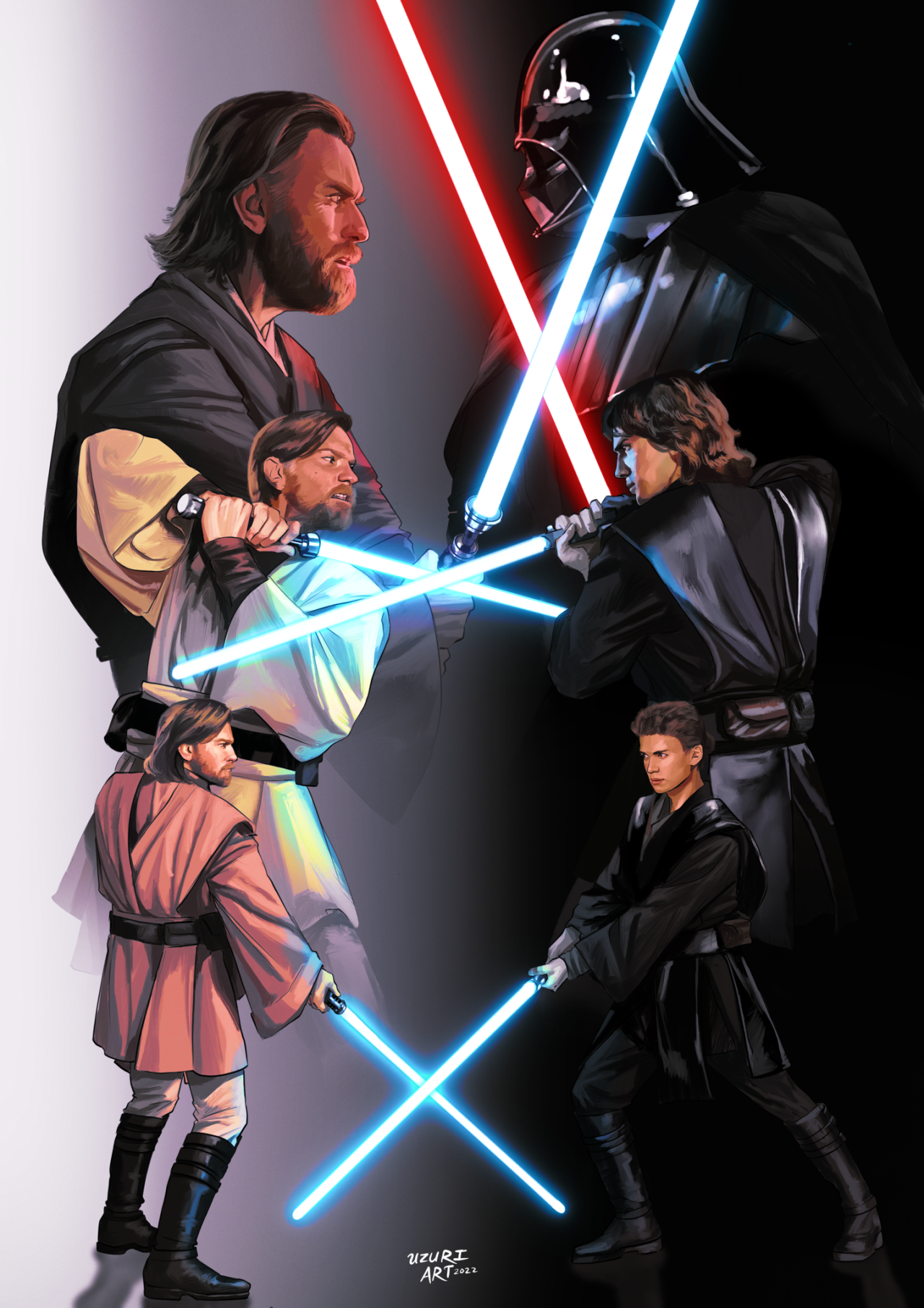 Anakin Ahsoka And Obi Wan iPhone Wallpapers - Wallpaper Cave