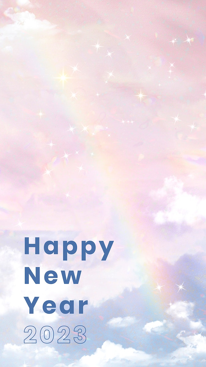 Pastel new year 2023 greeting