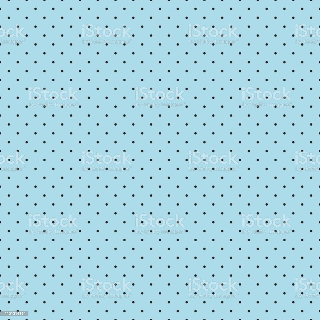 Seamless Abstract Polka Dot Shapes On Light Blue Background For Fabric Wallpaper Tablecloths Prints And Designs The Eps File Has A Pattern That Will Smoothly Fill Any Shape Stock Illustration