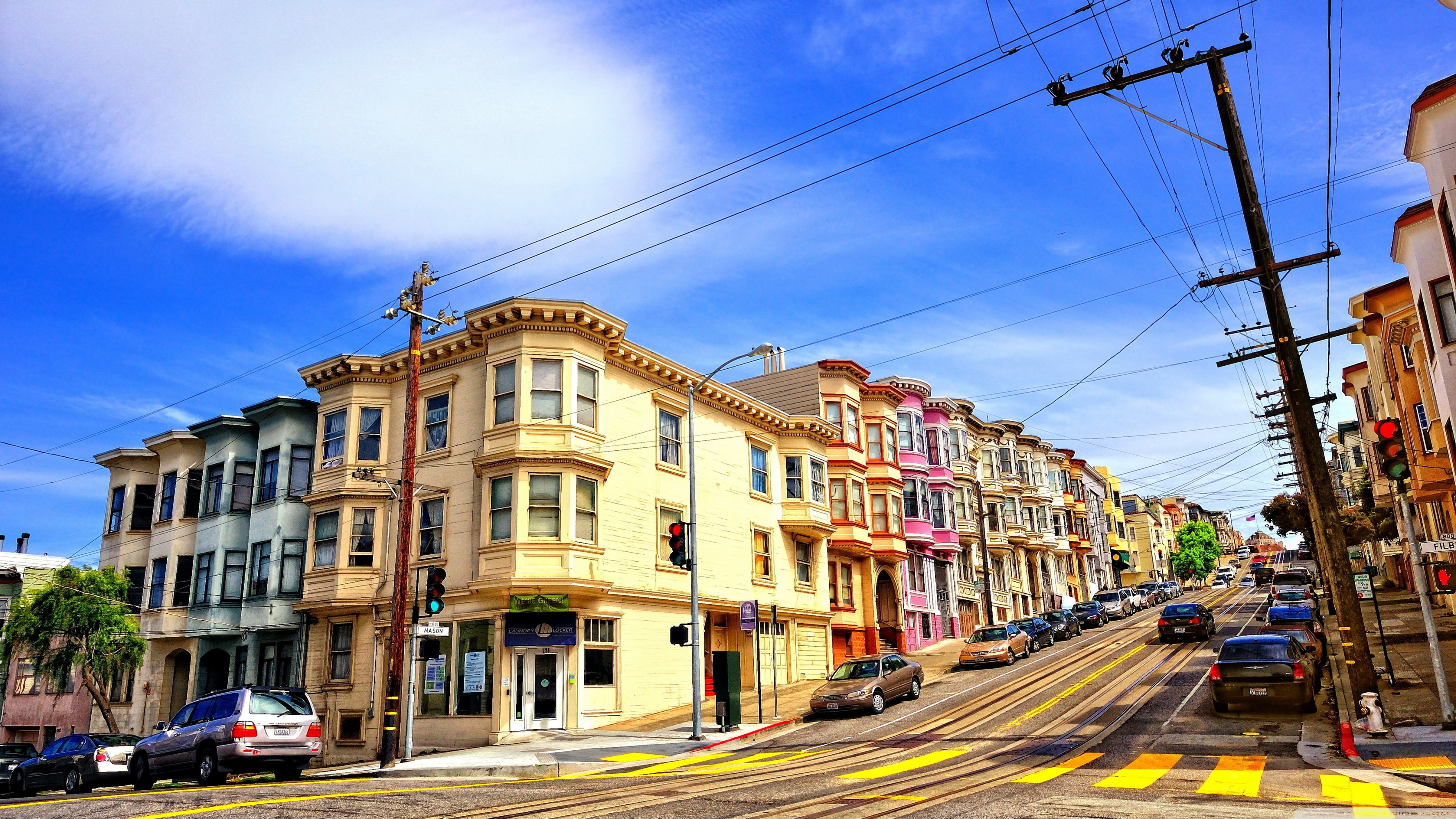 Street In San Francisco Ultra HD Desktop Background Wallpaper for 4K UHD TV, Widescreen & UltraWide Desktop & Laptop, Multi Display, Dual Monitor, Tablet