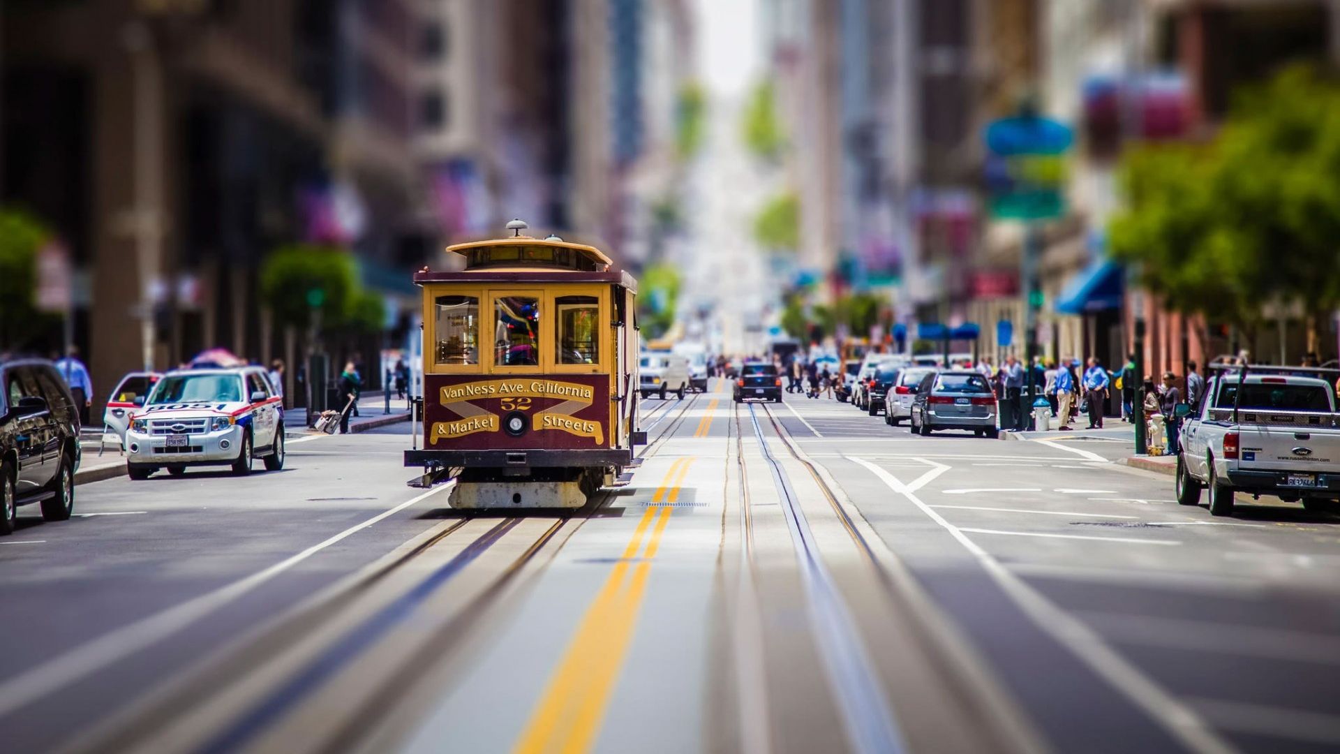 Desktop Wallpaper San Francisco Street View, HD Image, Picture, Background, 9i6ytb