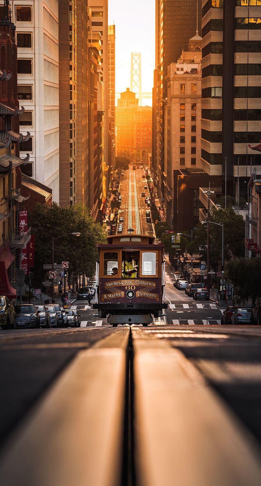 San Francisco Trolley Phone Wallpaper