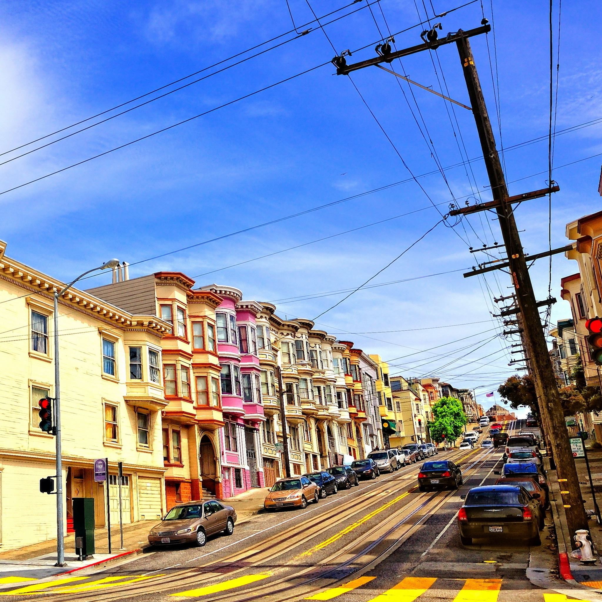 Street In San Francisco iPad Air Wallpaper Free Download