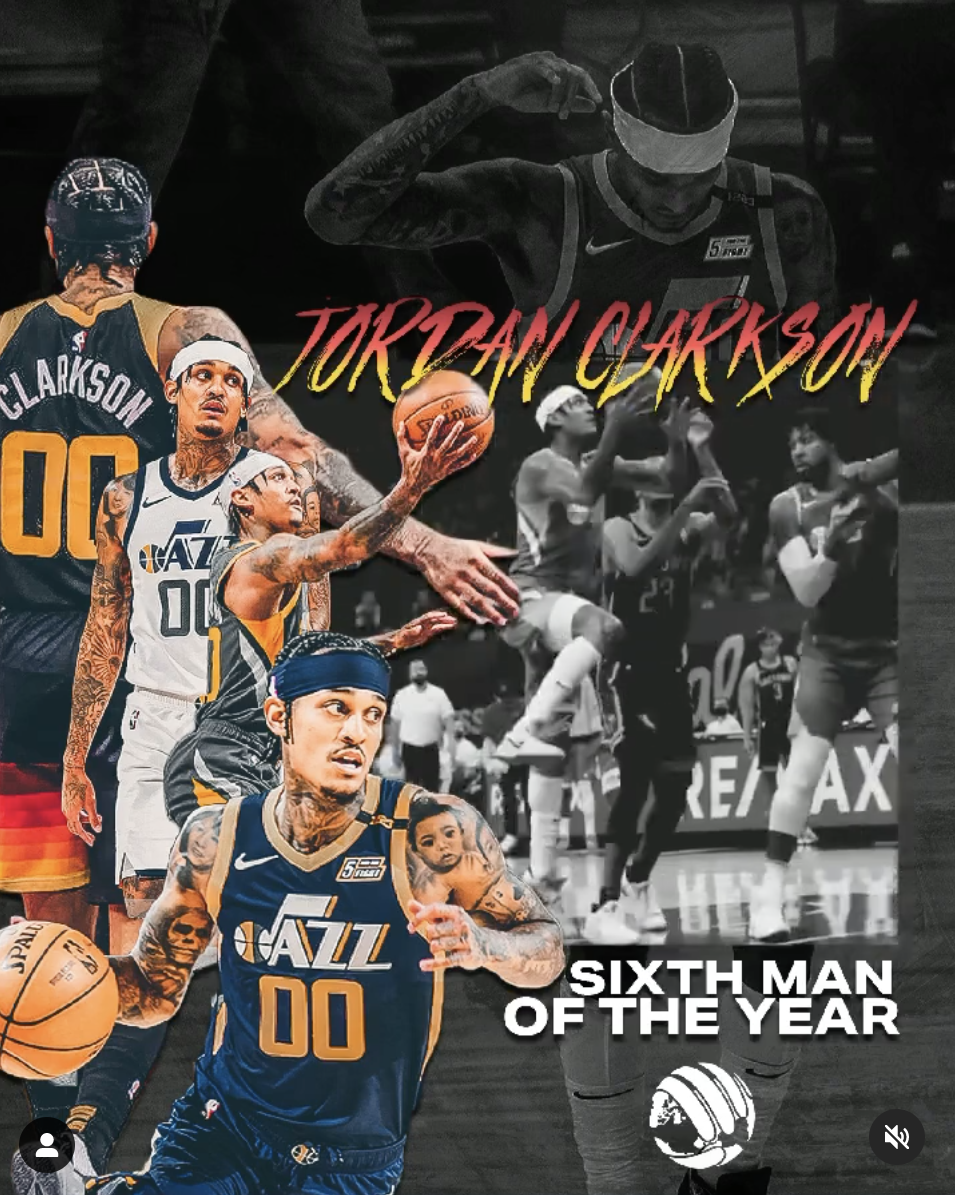 Jordan Clarkson Wins NBA Sixth Man of the Year. The New Age Microwave Shadow League