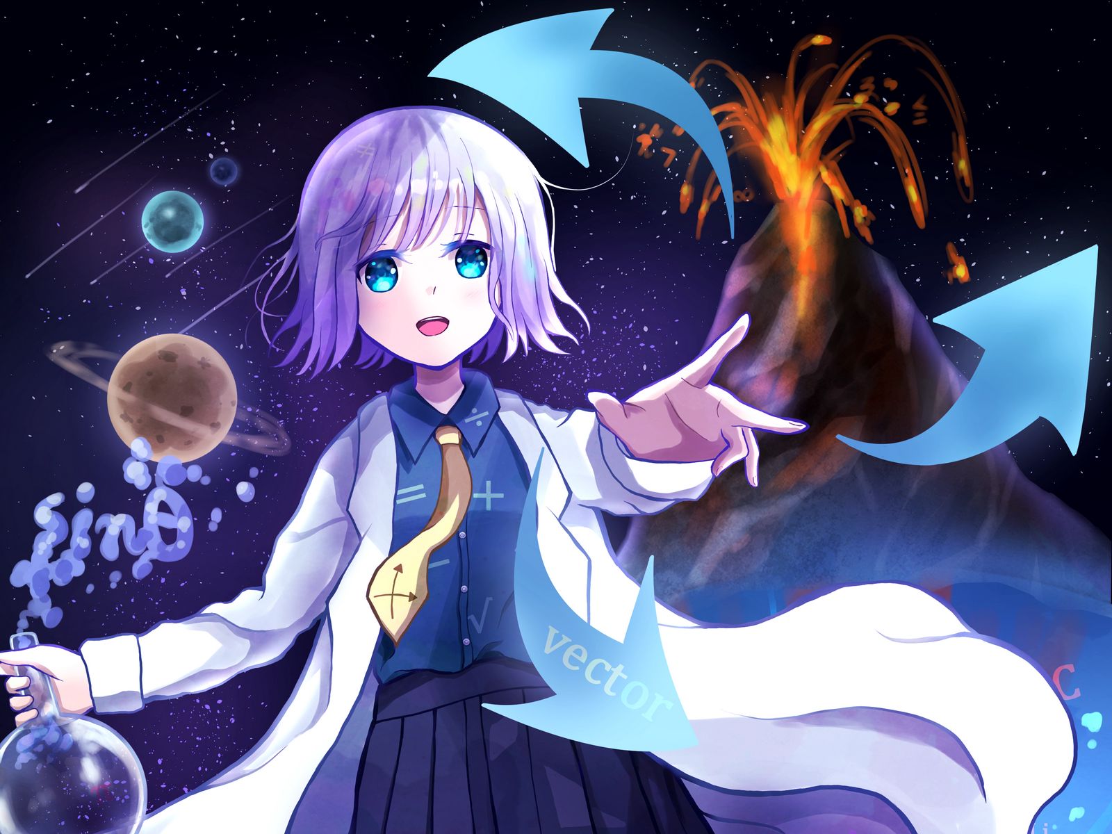 anime science wallpaper