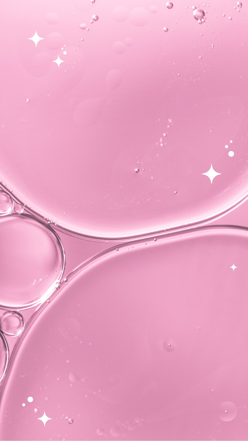 Free Monocolor Pink Bubbles Mobile Wallpaper