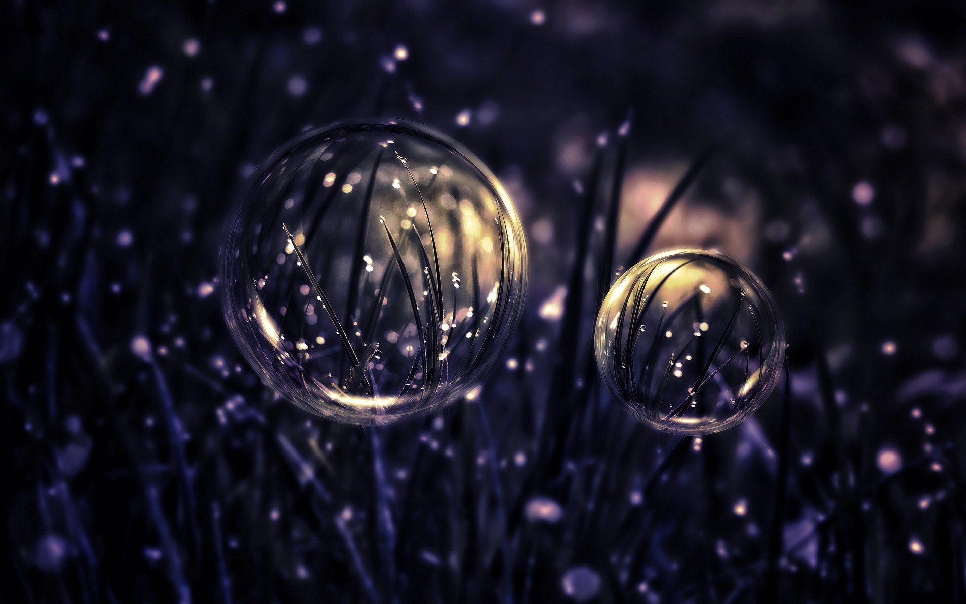 Bubbles 4K wallpaper for your desktop or mobile screen free and easy to download